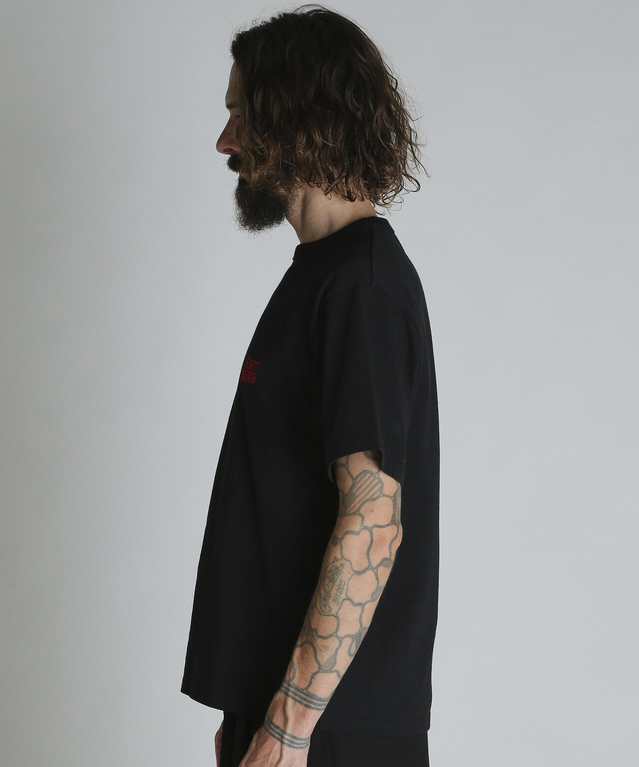 HEART.LOGO Schott BROS. EMB. T-SHIRT/ハートロゴ ショットブロス 刺繍Tシャツ