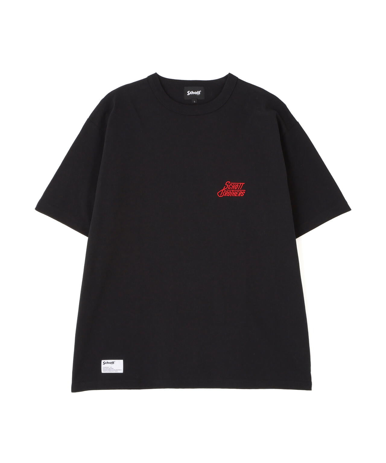 HEART.LOGO Schott BROS. EMB. T-SHIRT/ハートロゴ ショットブロス 刺繍Tシャツ