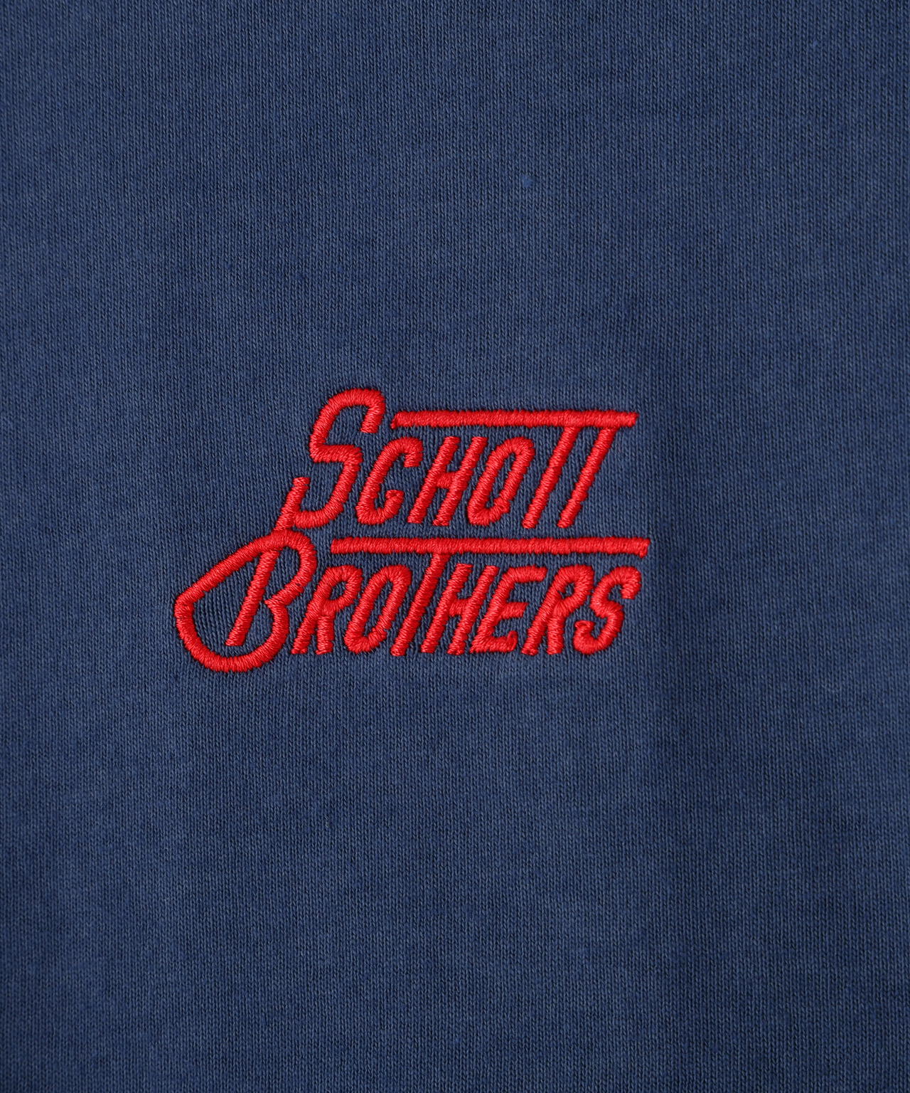 HEART.LOGO Schott BROS. EMB. T-SHIRT/ハートロゴ ショットブロス 刺繍Tシャツ