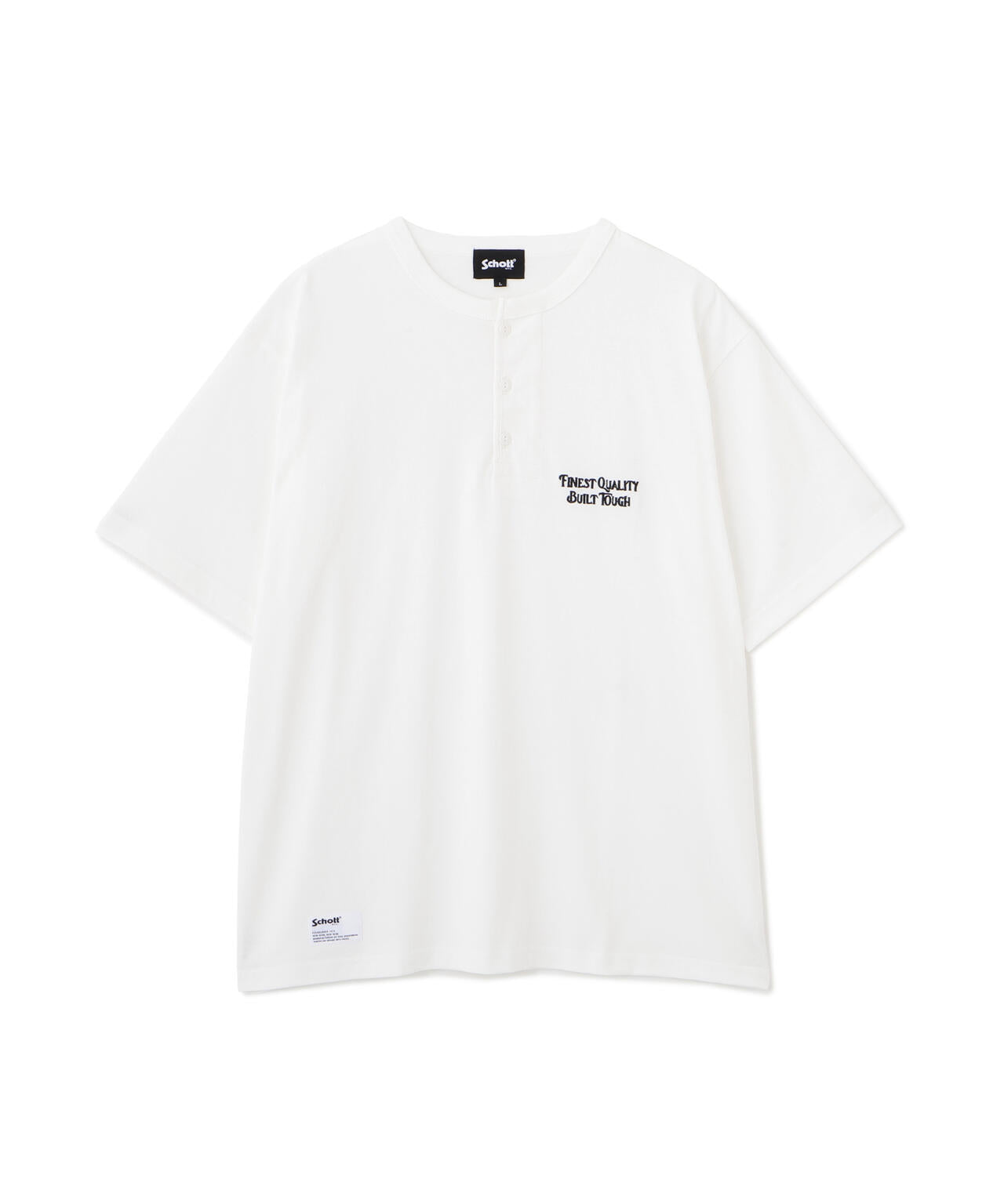 FINEST QUALITY BUILT TOUGH EMB. HENLEY T-SHIRT/刺繍 ヘンリー Tシャツ