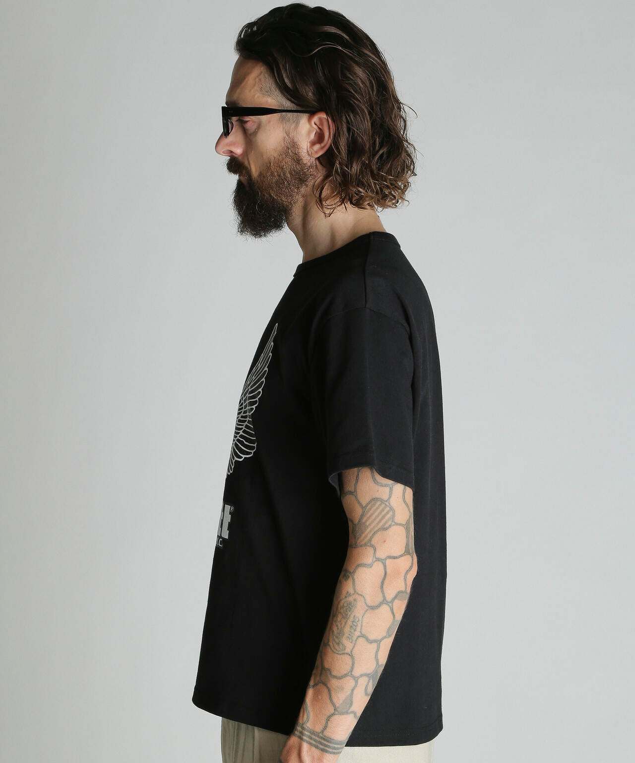GLITTER EAGLE COMPACT T-SHIRT/グリッター イーグル コンパクト Tシャツ