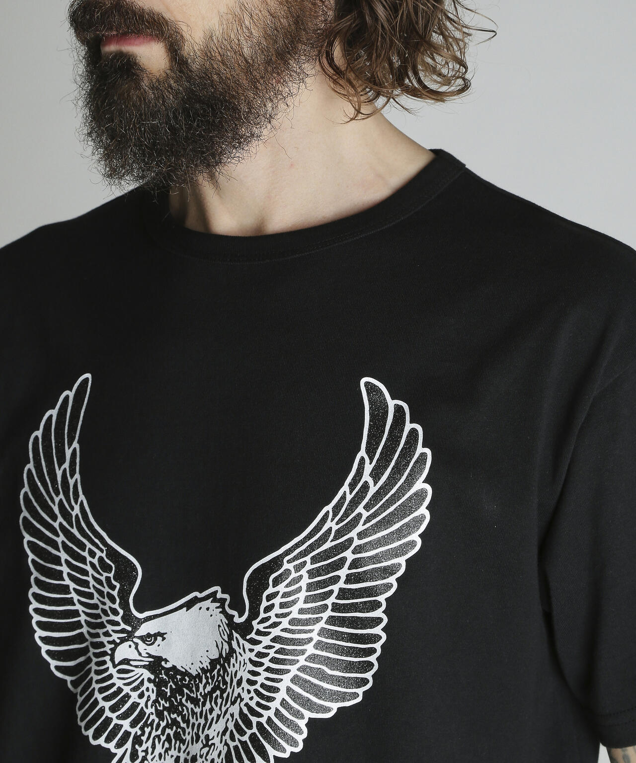 GLITTER EAGLE COMPACT T-SHIRT/グリッター イーグル コンパクト Tシャツ