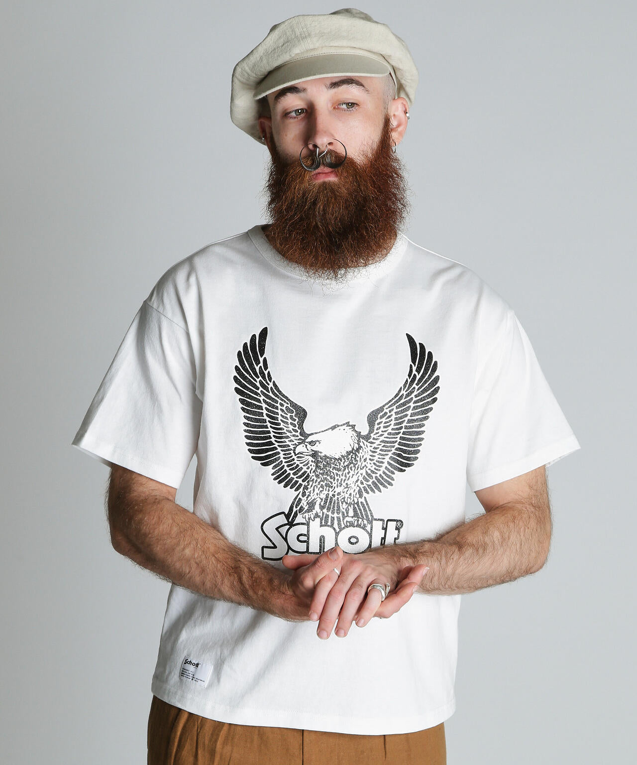GLITTER EAGLE COMPACT T-SHIRT/グリッター イーグル コンパクト Tシャツ