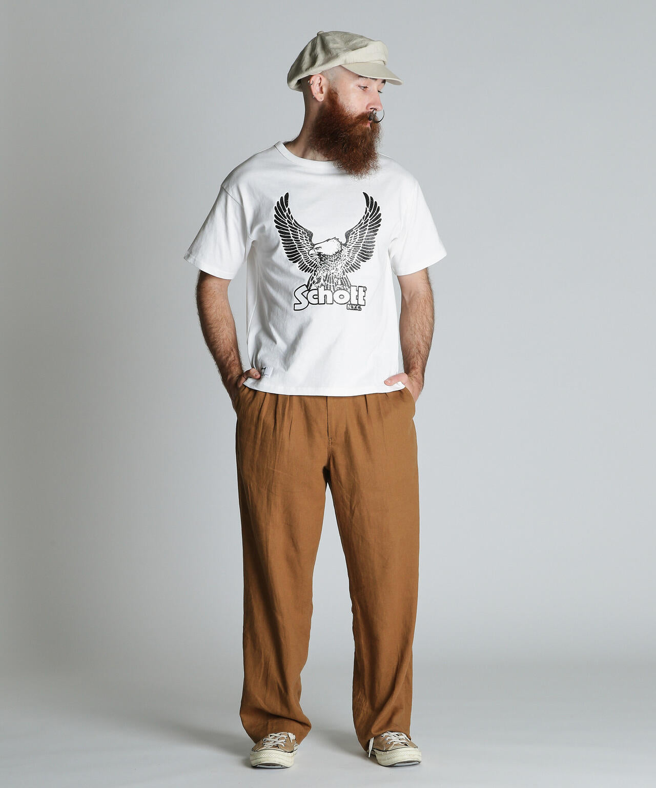 GLITTER EAGLE COMPACT T-SHIRT/グリッター イーグル コンパクト Tシャツ