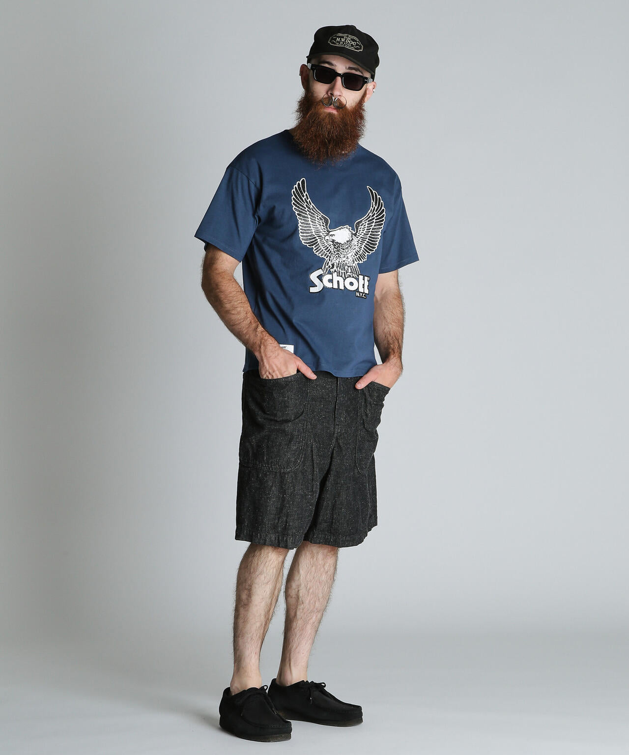 GLITTER EAGLE COMPACT T-SHIRT/グリッター イーグル コンパクト Tシャツ