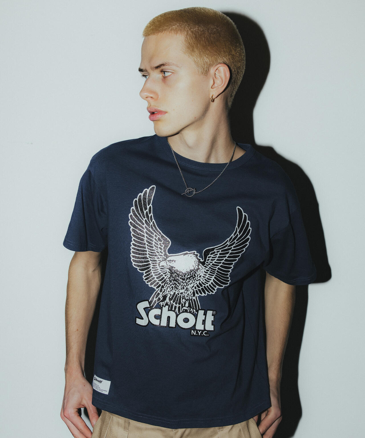 GLITTER EAGLE COMPACT T-SHIRT/グリッター イーグル コンパクト Tシャツ