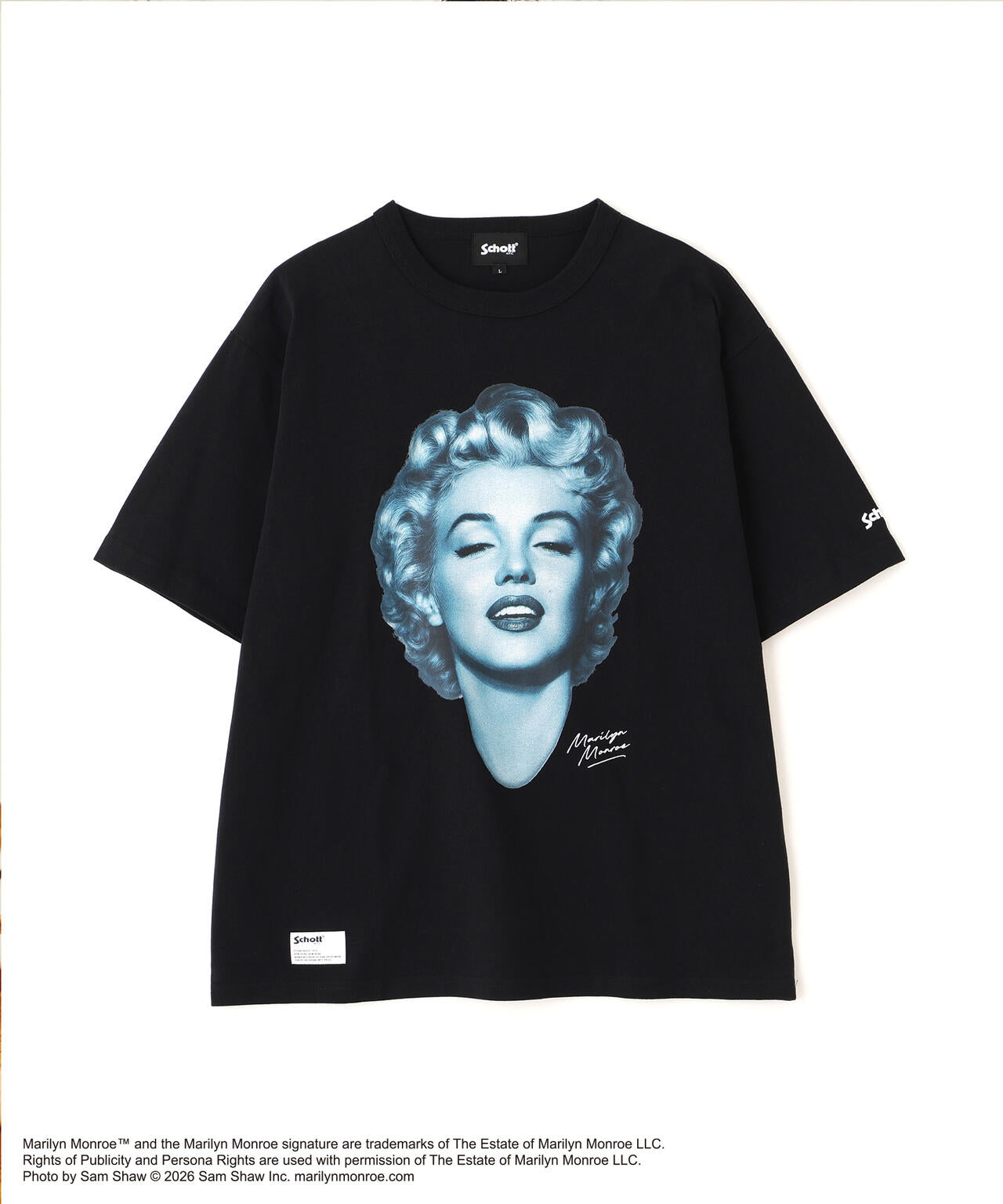 M.M.MONOCHROME T-SHIRT/マリリンモンロー モノクローム Tシャツ