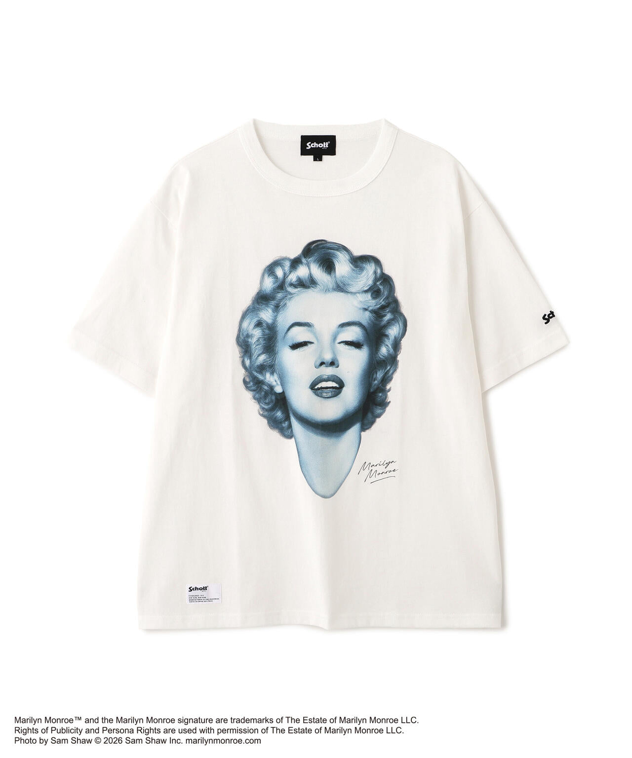 M.M.MONOCHROME T-SHIRT/マリリンモンロー モノクローム Tシャツ