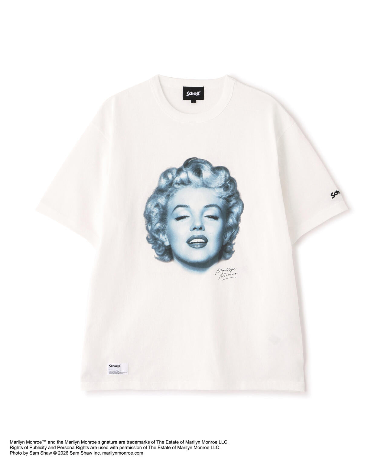MARILYN MONROE MONOCHROME T-SHIRT/マリリンモンロー モノクローム Tシャツ