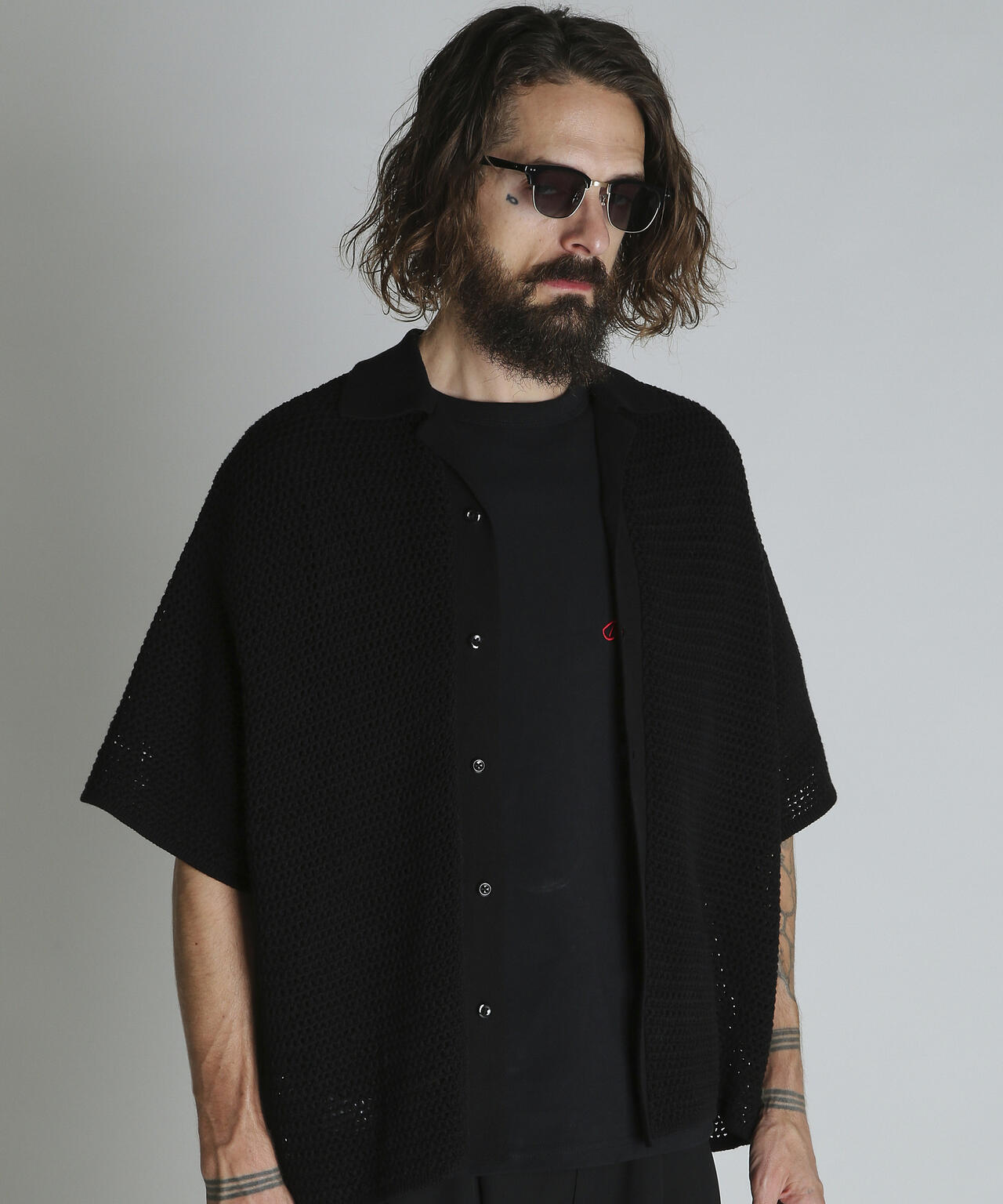 B.S. KNIT SHIRT/ブラックシープ ニットシャツ