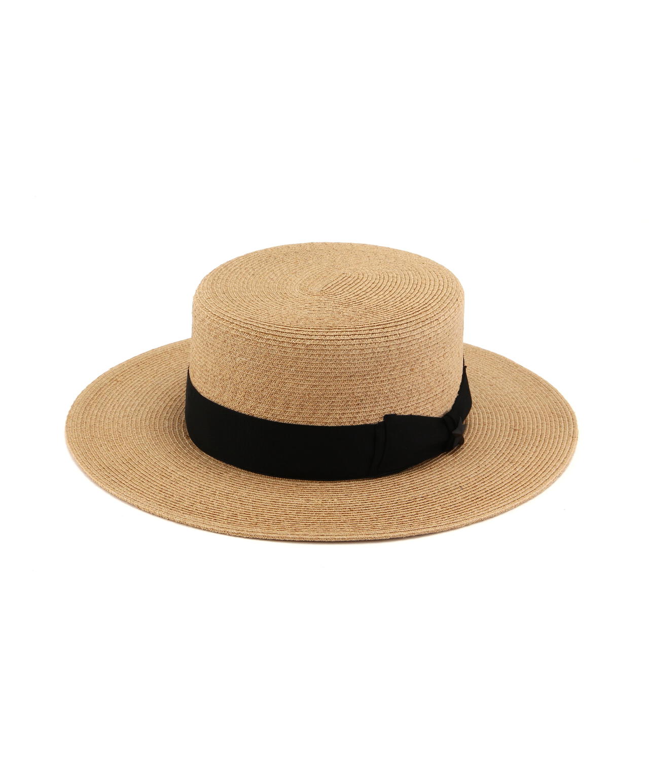 RAFFIA BRAID BOATER HAT/ラフィア ブレイド ボーターハット