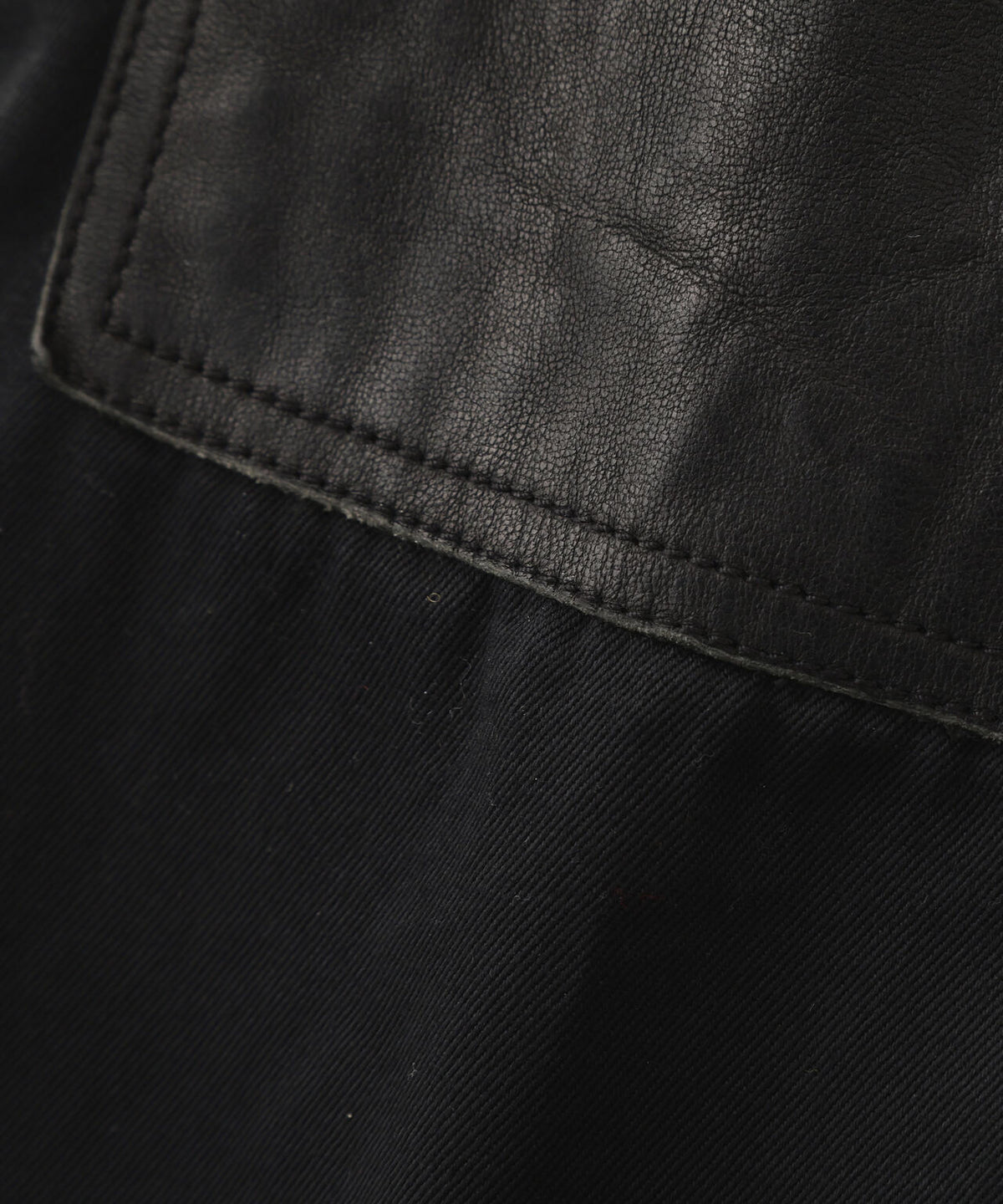 LEATHER COMB. DOUBLE KNEE PANTS/レザー コンビ ダブルニー パンツ