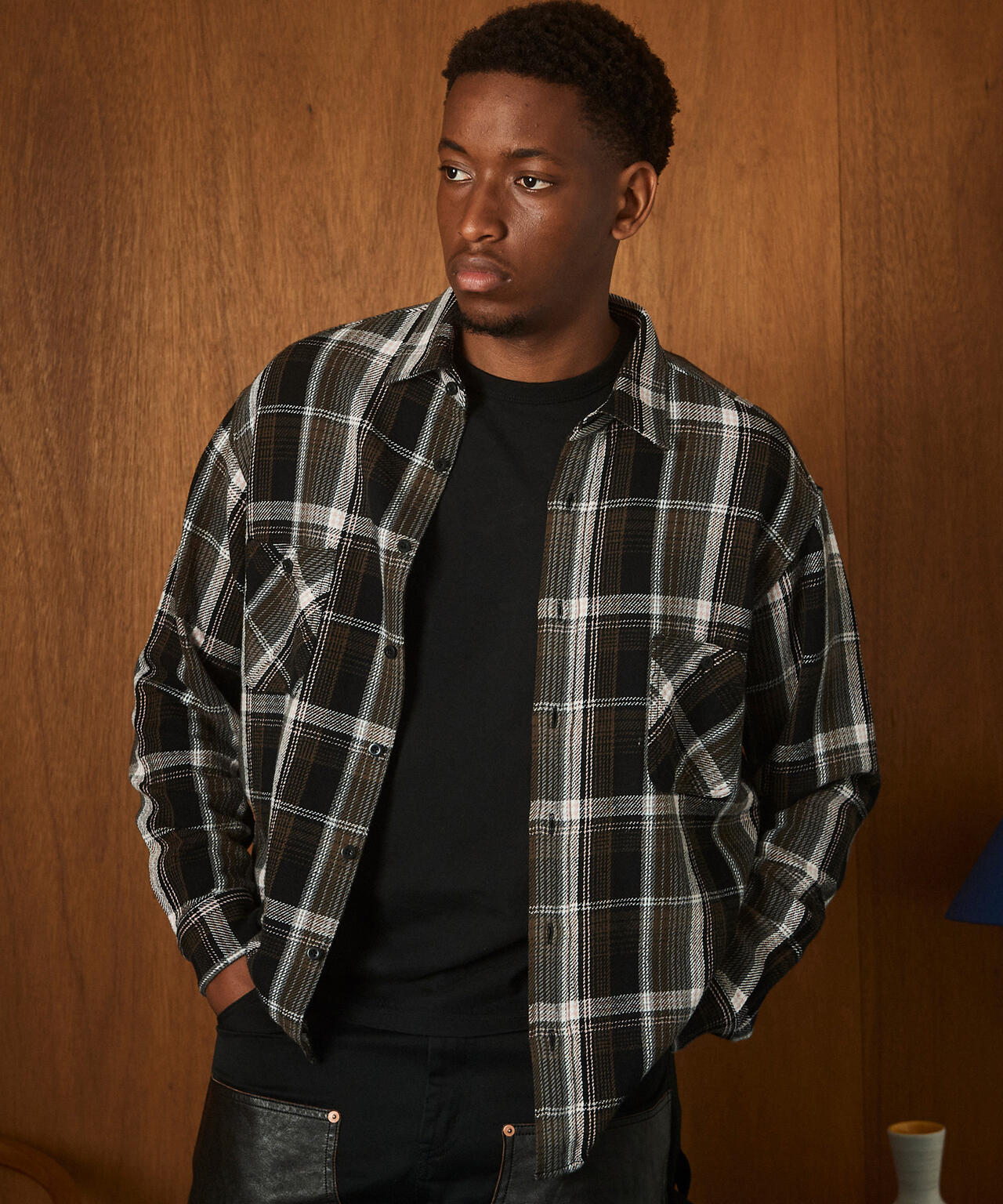 PLAID CF LS SHIRT/プレイド コットンフランネルシャツ