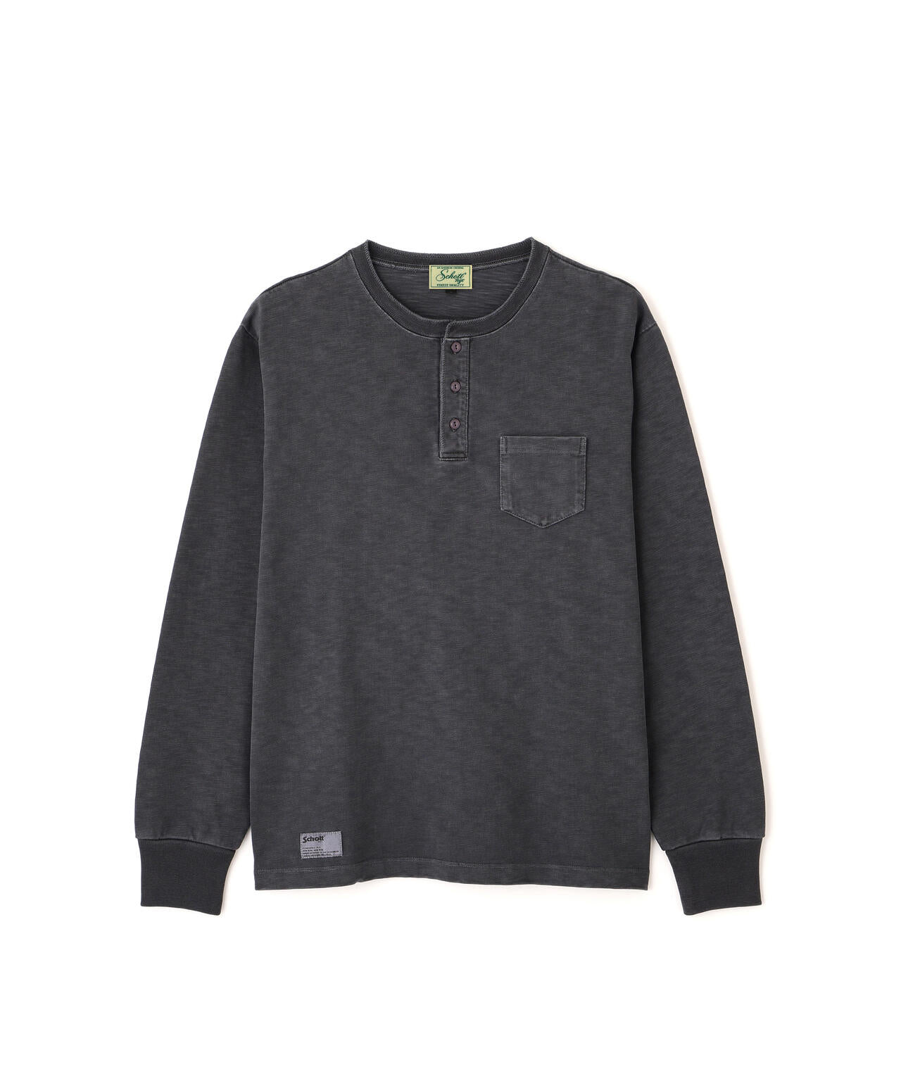 SLUB HENLEY LS T-SHIRT/スラブ ヘンリー ロンT