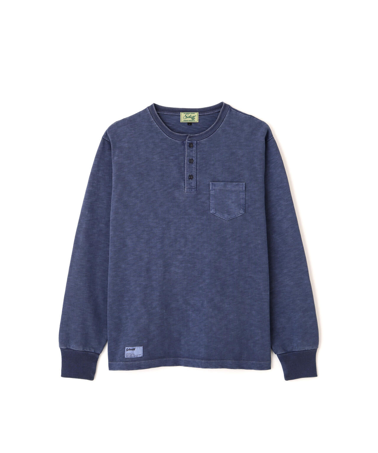 SLUB HENLEY LS T-SHIRT/スラブ ヘンリー ロンT