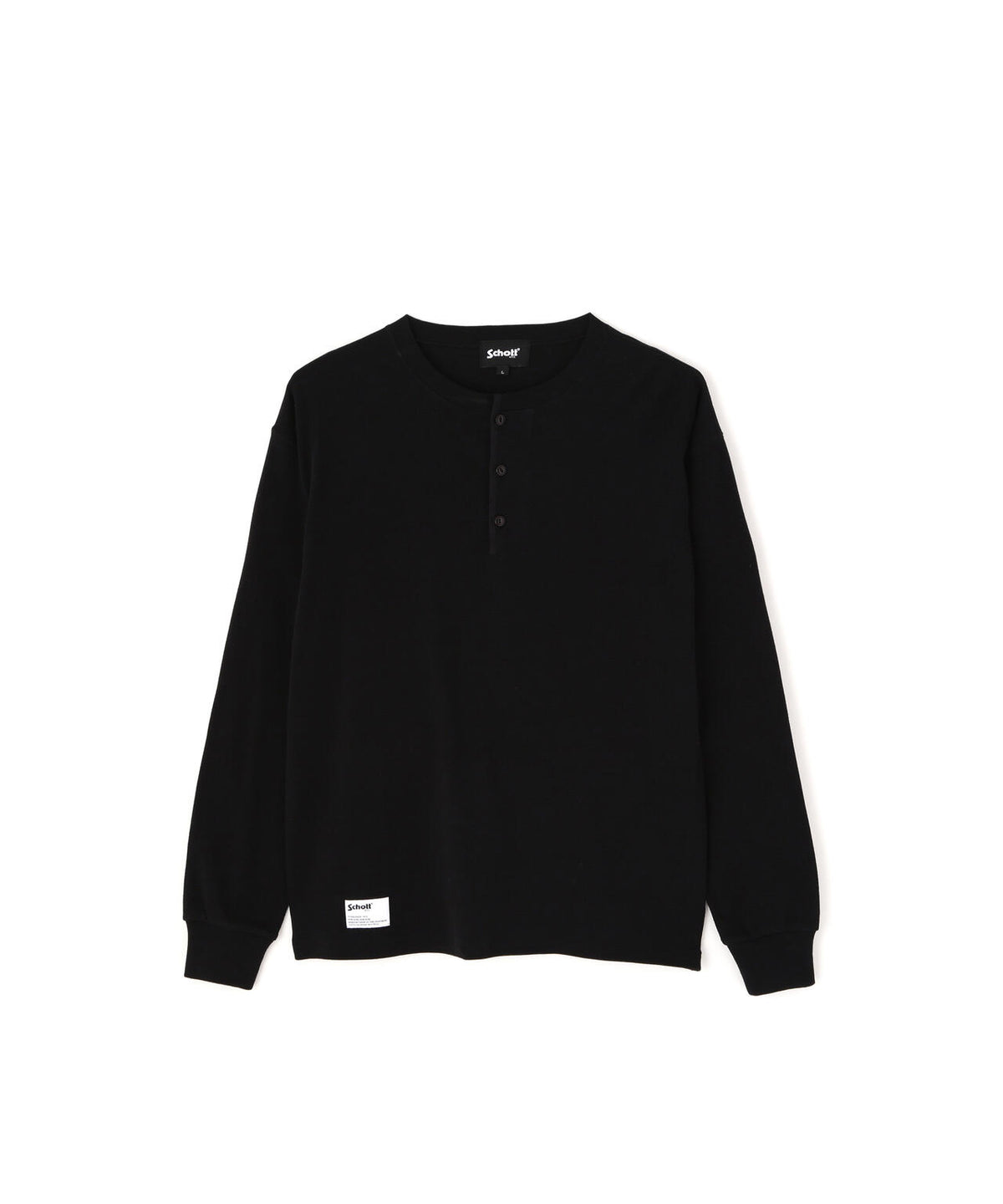 KNITTING HENLEY LS T-SHIRT/ニット ヘンリーロンT