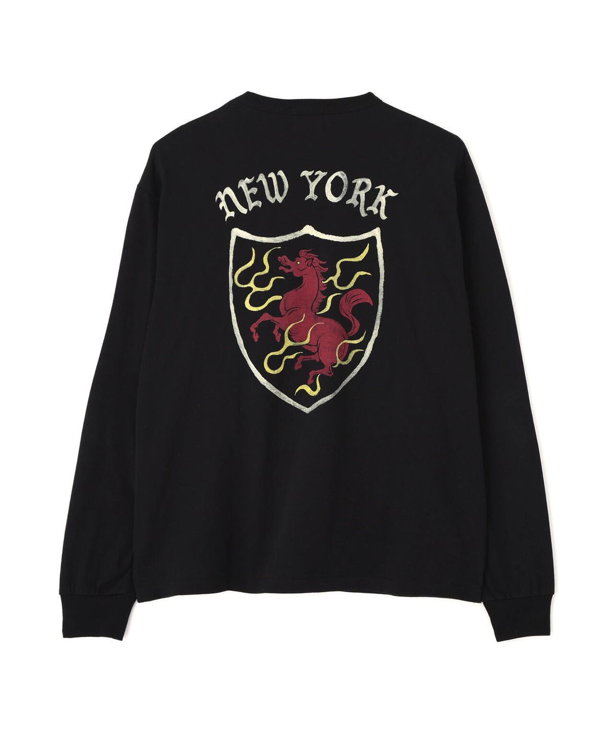 SHIELD HORSE HENLEY LS T-SHIRT/シールドホース ヘンリーロンT