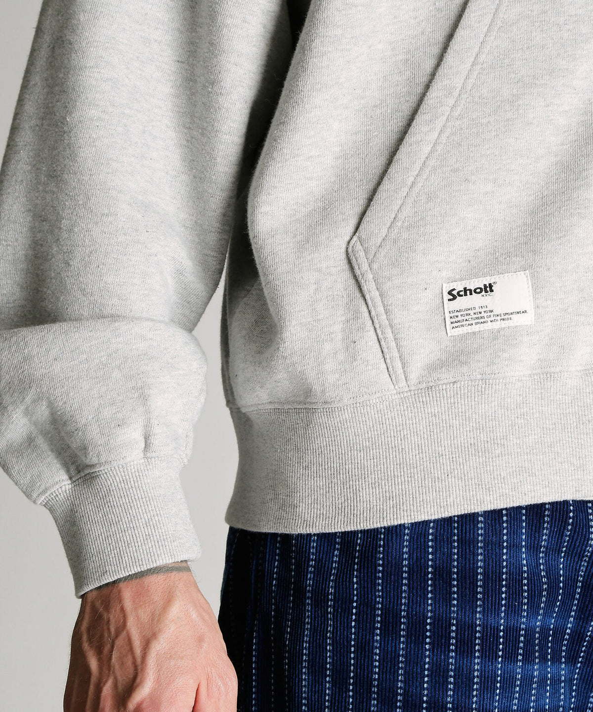 TOMPKINS ZIP HOODED SWEAT/トンプキンス ジップ パーカー