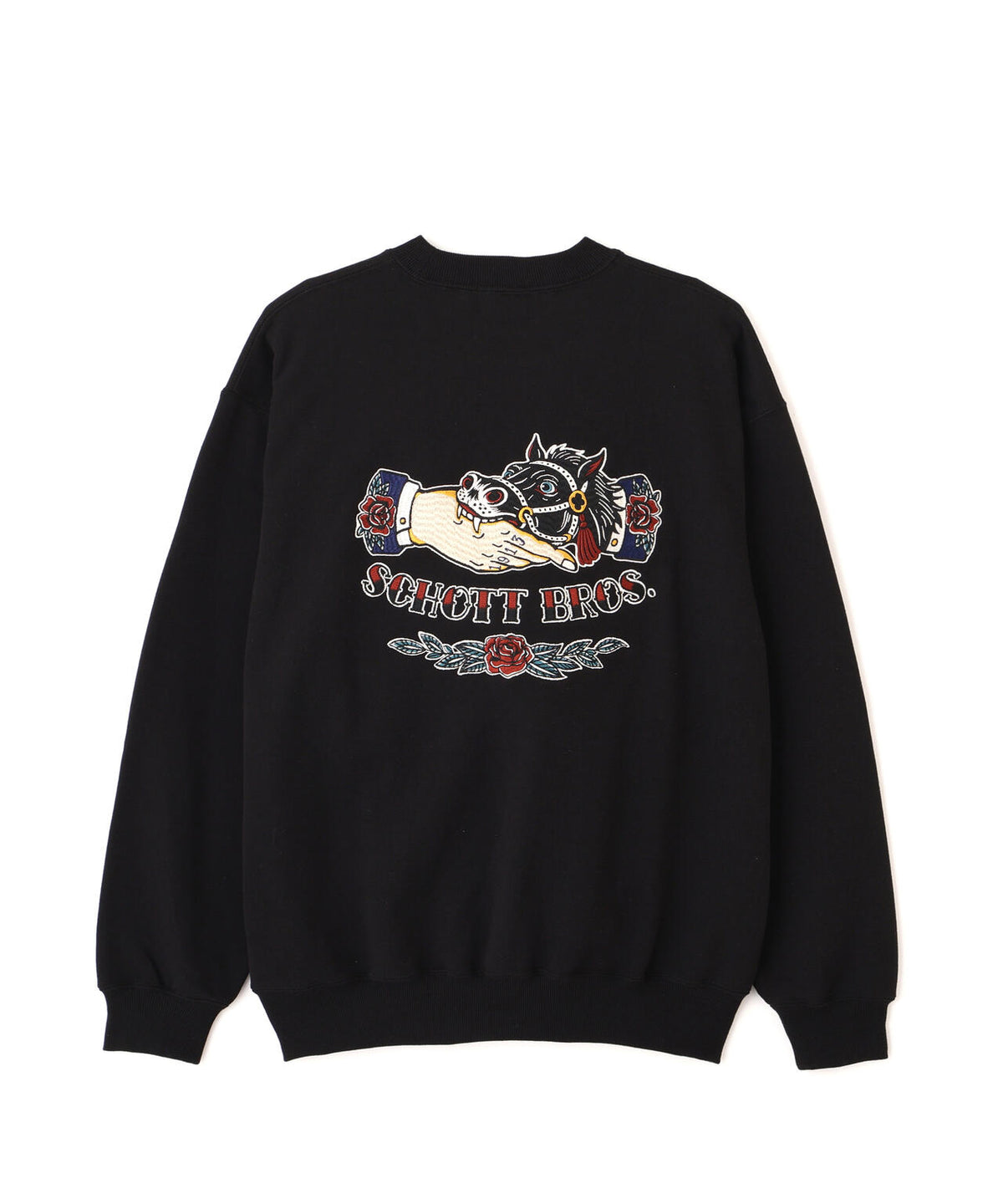 CREW SWEAT SHAKE HAND HORSE/クルースウェット シェイクハンドホース