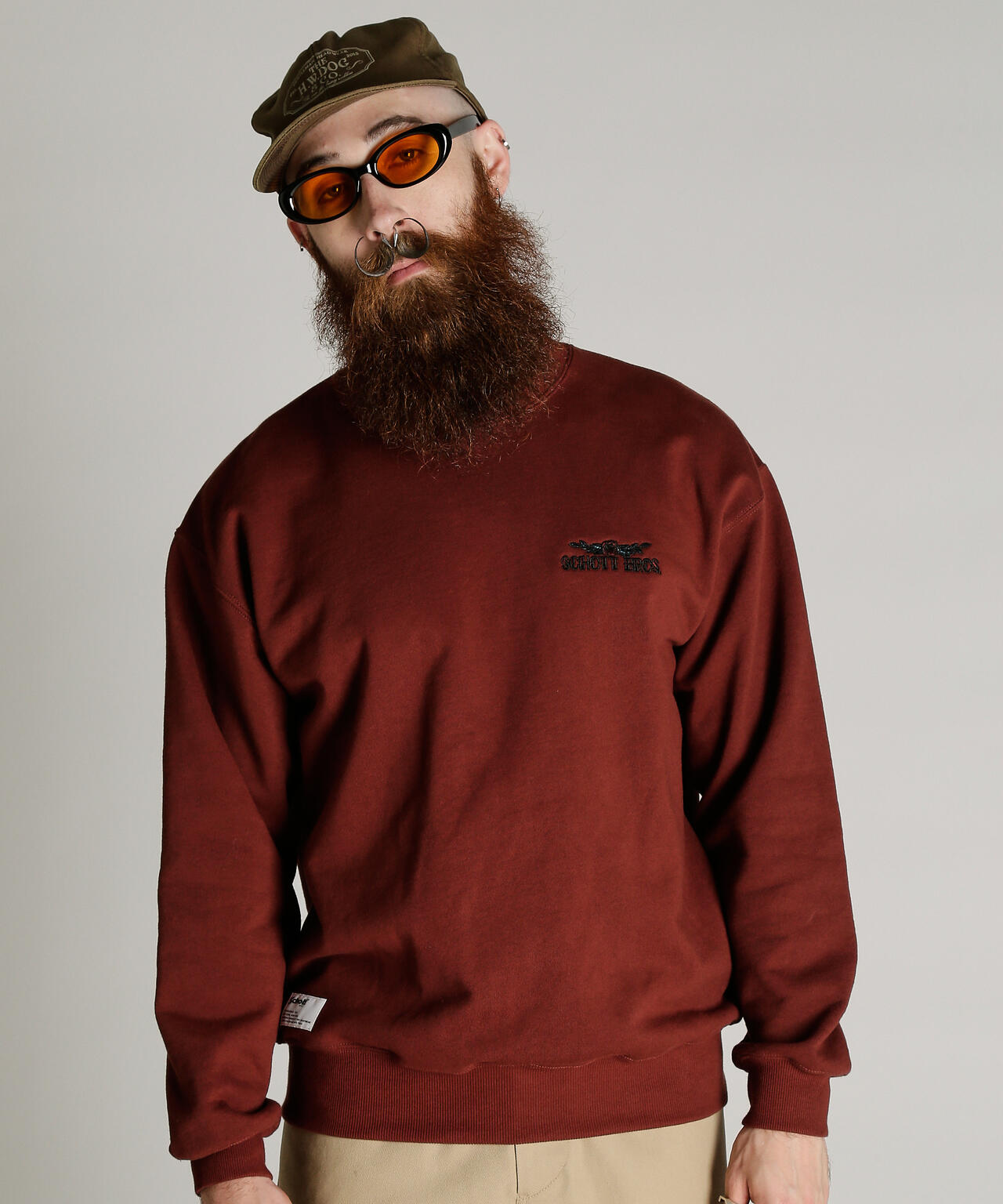 CREW SWEAT SHAKE HAND HORSE/クルースウェット シェイクハンドホース