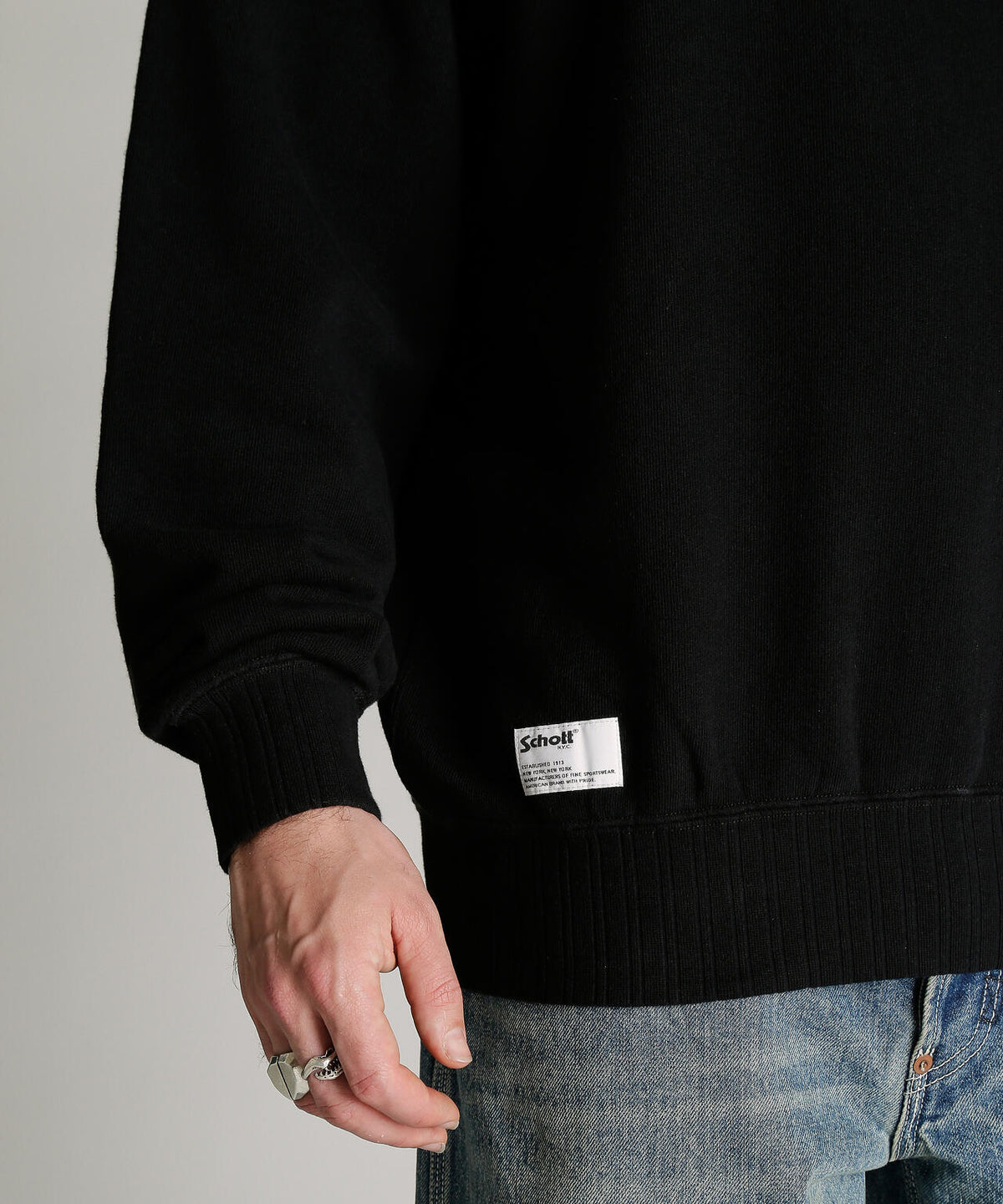 CREW SWEAT RIB STITCH EAGLE/クルースウェット リブステッチ イーグル