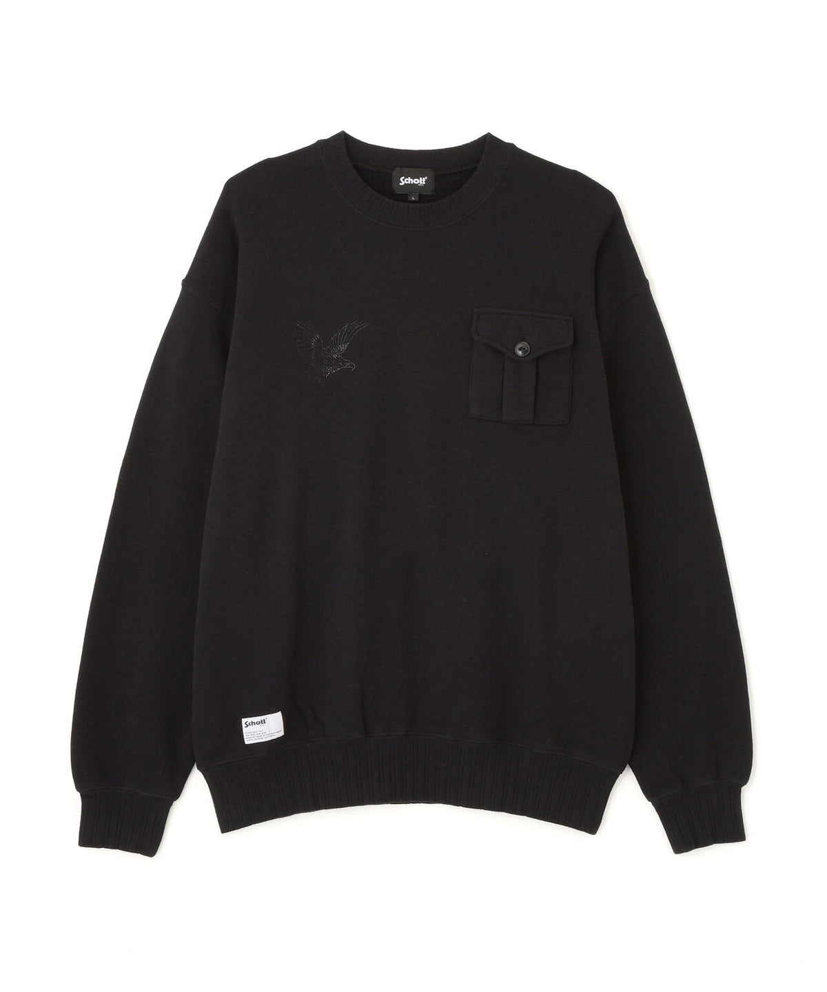 CREW SWEAT RIB STITCH EAGLE/クルースウェット リブステッチ イーグル