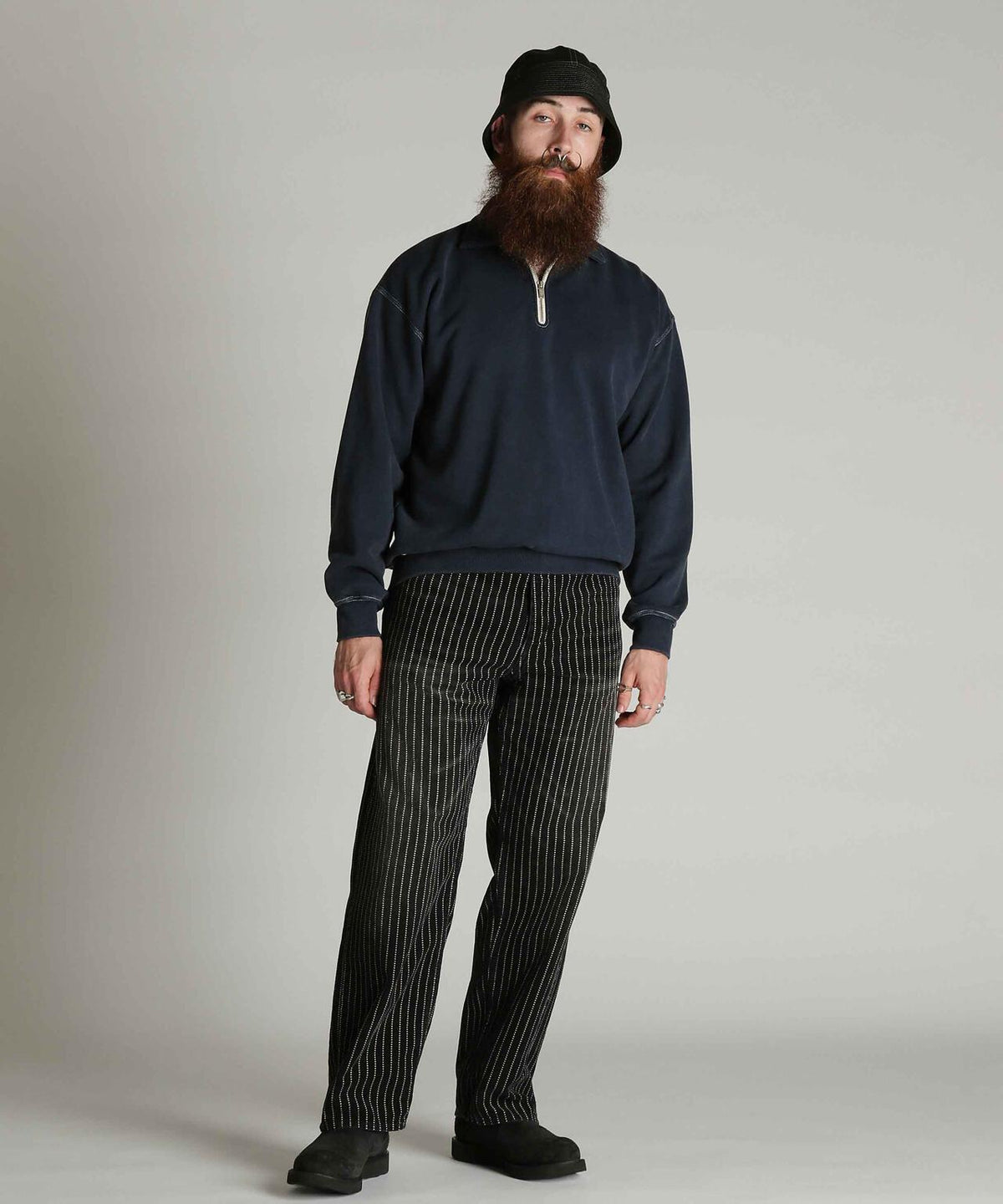 HALF ZIP SWEAT/ハーフ ジップ スウェット