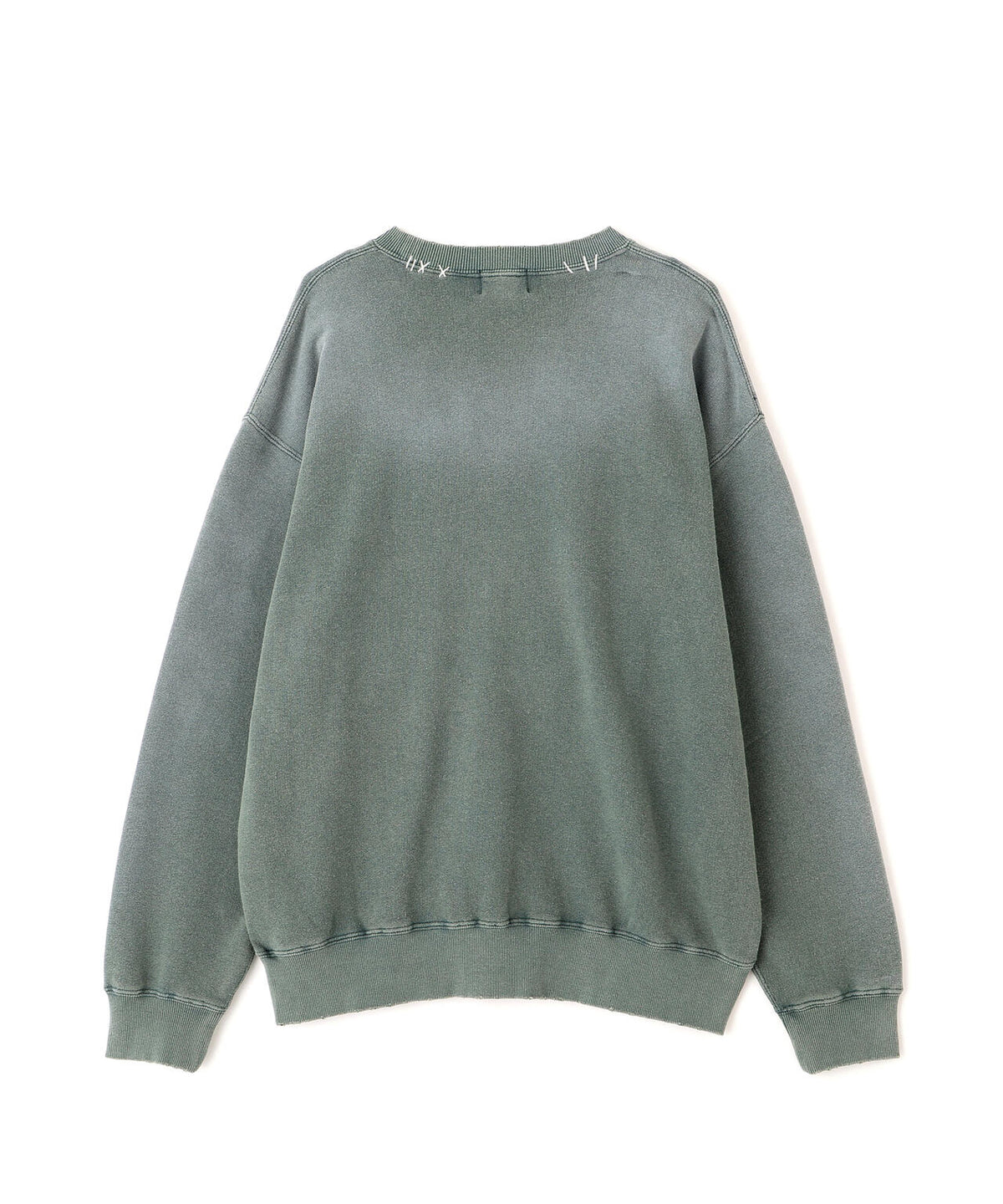 ASING CREW SWEAT HAND STITCH/エイジング クルーハンドステッチ スウェット