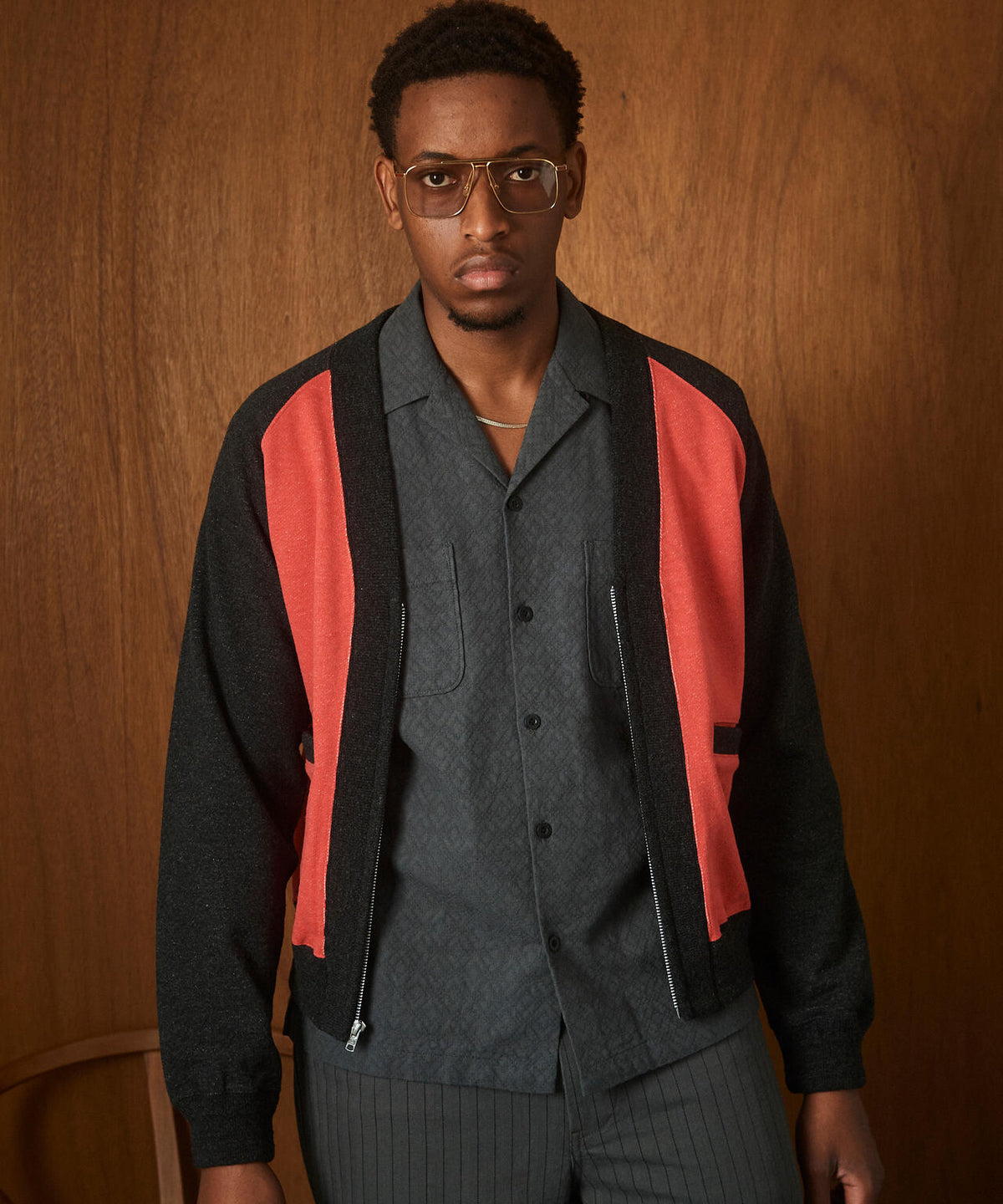 2TONE SWEAT CARDIGAN/2トーン スウェット カーディガン