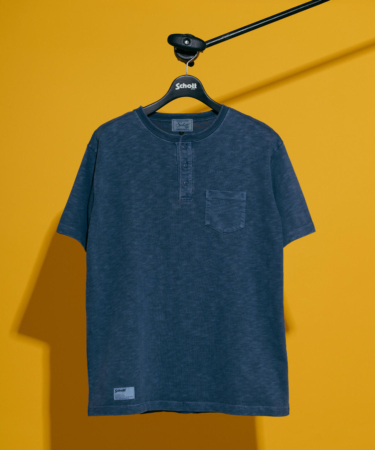 SLUB HENLEY T-SHIRT/スラブ ヘンリー Tシャツ