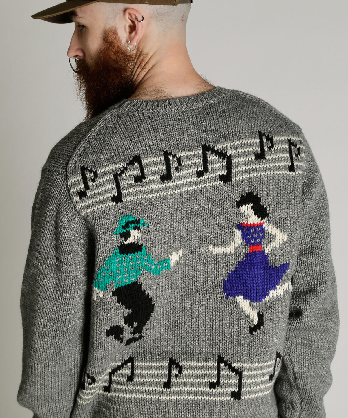 CREW KNIT SHEET MUSIC/クルー ニット シート ミュージック