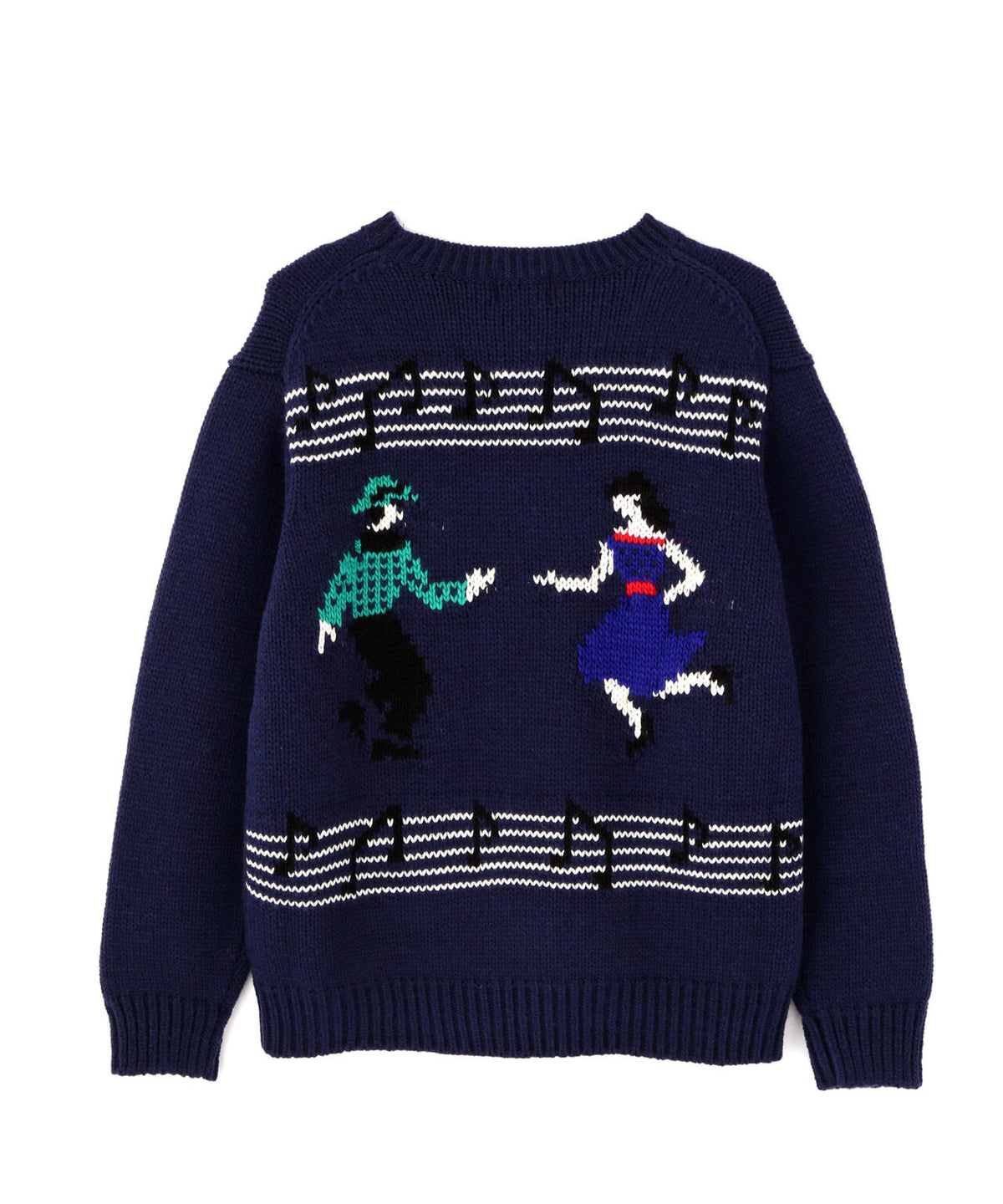 CREW KNIT SHEET MUSIC/クルー ニット シート ミュージック