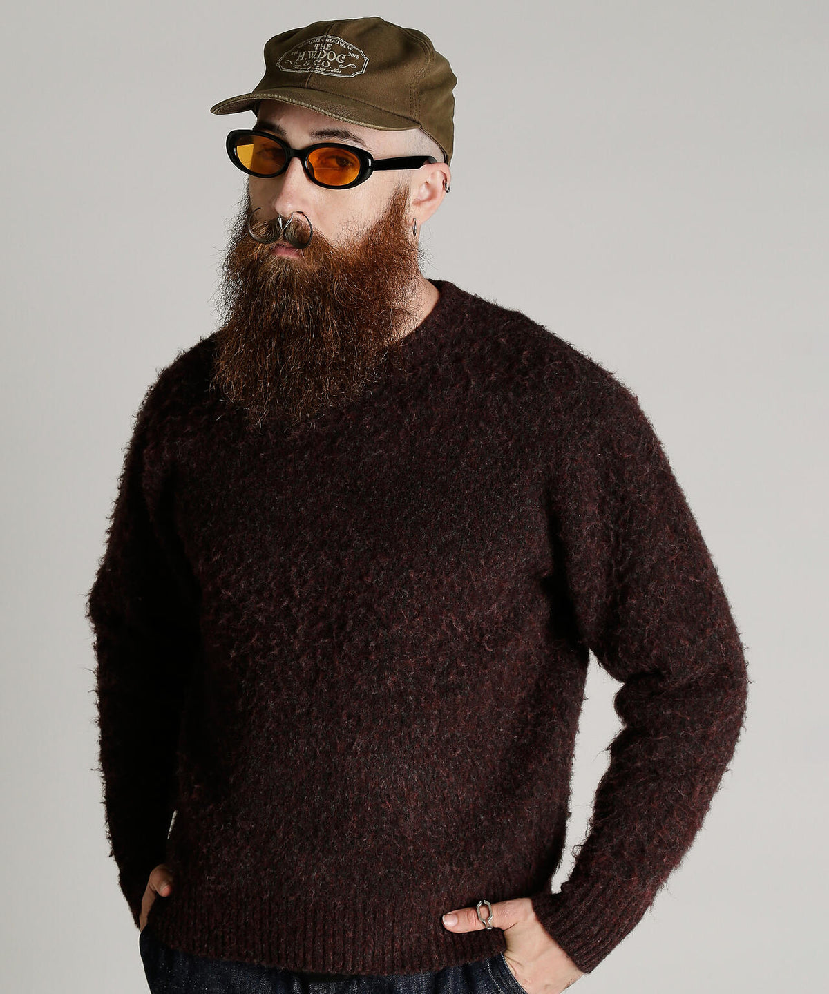 SHAGGY CREW KNIT/シャギー クルー ニット