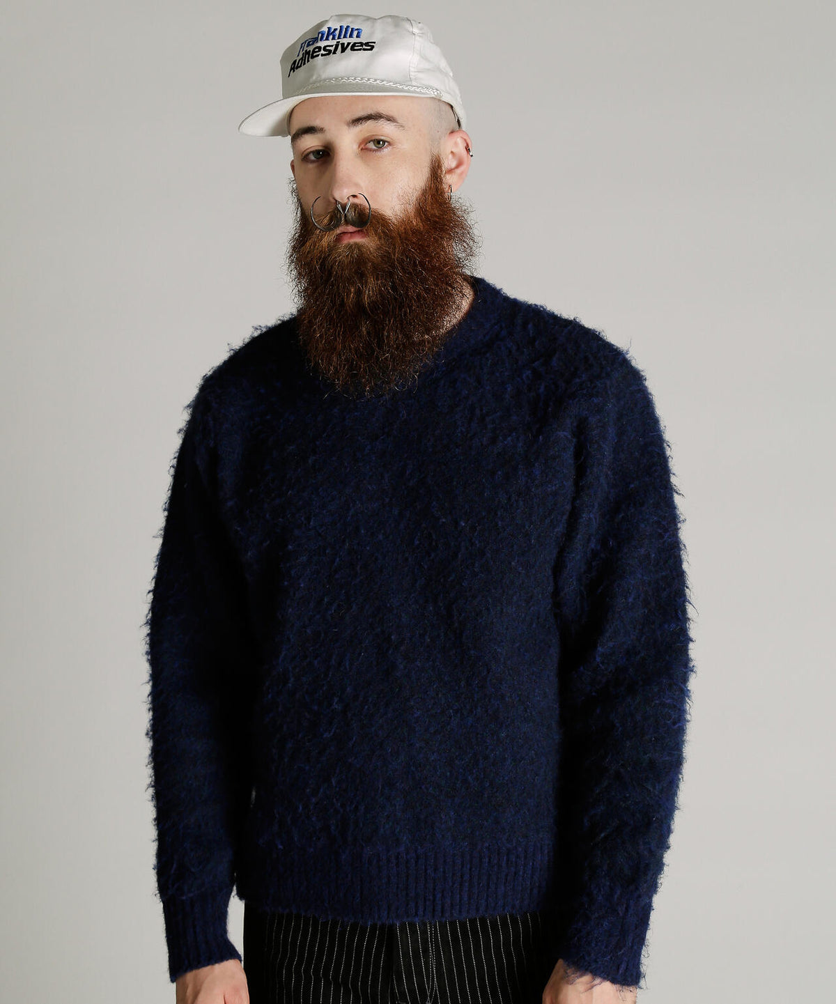 SHAGGY CREW KNIT/シャギー クルー ニット