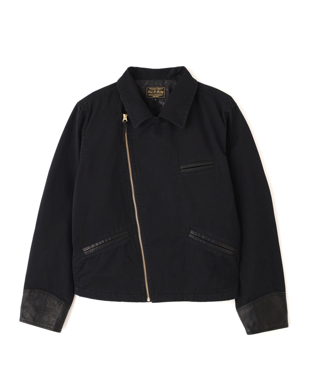 LEATHER COMB. DOUBLE RIDERS/レザー コンビ ダブルライダース