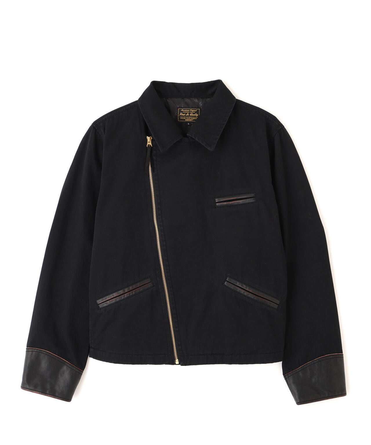 LEATHER COMB. DOUBLE RIDERS/レザー コンビ ダブルライダース