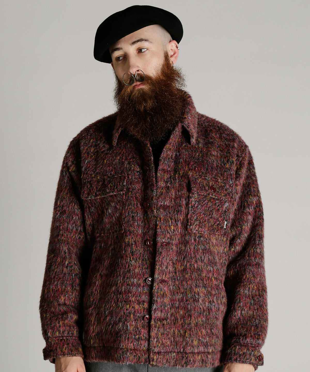 SHAGGY PLAID JKT/シャギー プレイド ジャケット
