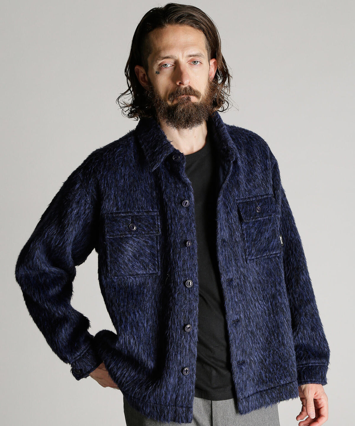 SHAGGY PLAID JKT/シャギー プレイド ジャケット