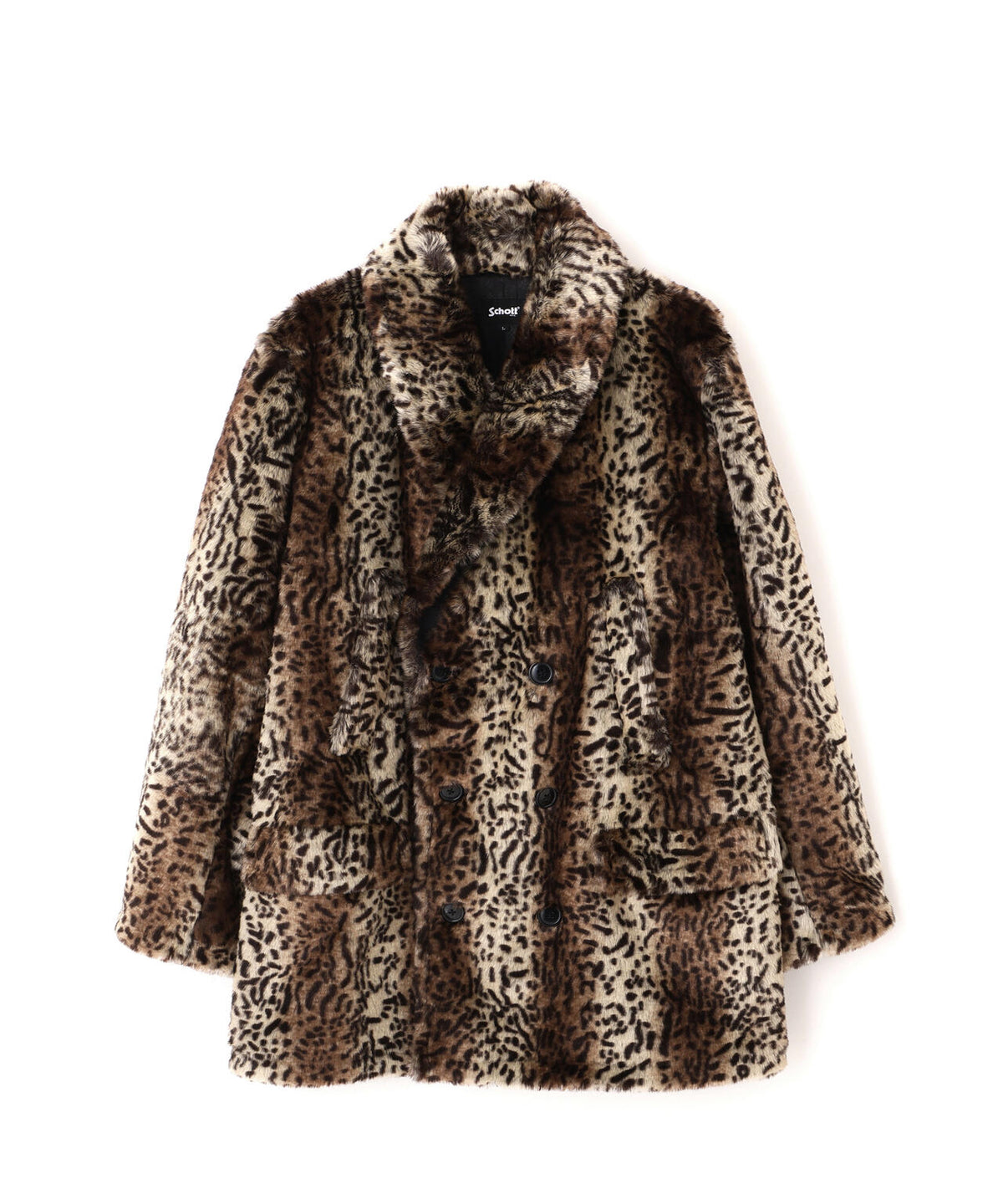 LEOPARD FUR CHESTERFIELD COAT/レパード ファー チェスターフィールド コート
