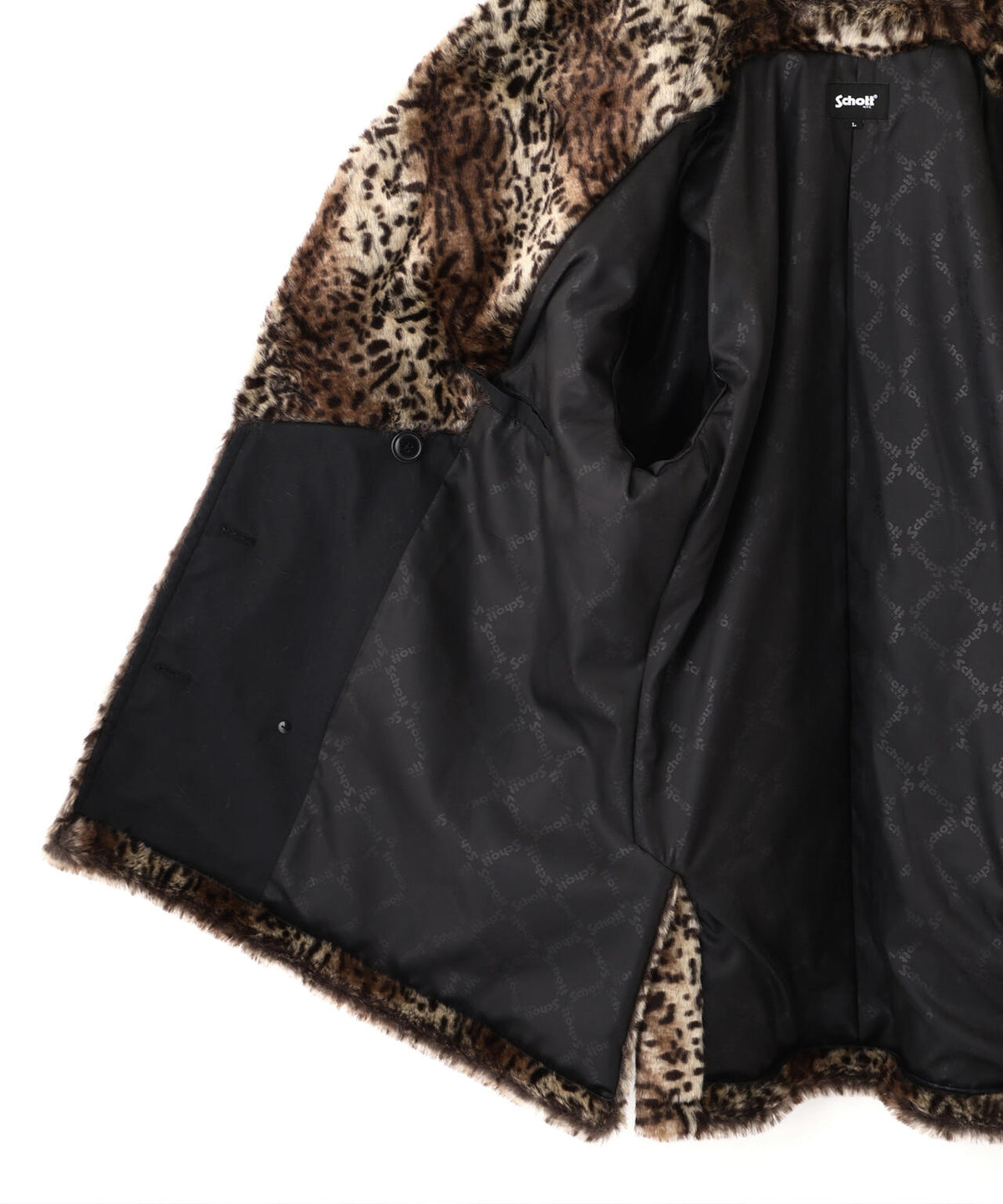 LEOPARD FUR CHESTERFIELD COAT/レパード ファー チェスターフィールド コート