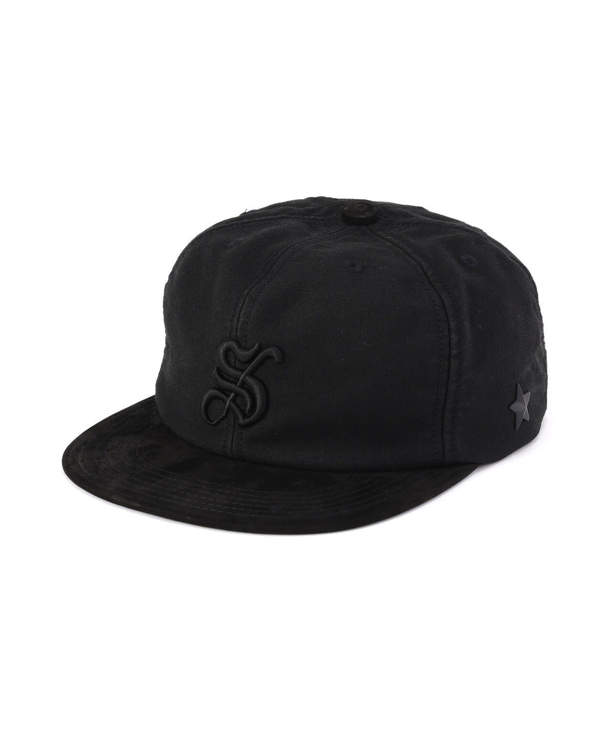 ALL BLACK 6PANEL CAP/オールブラック 6パネル キャップ
