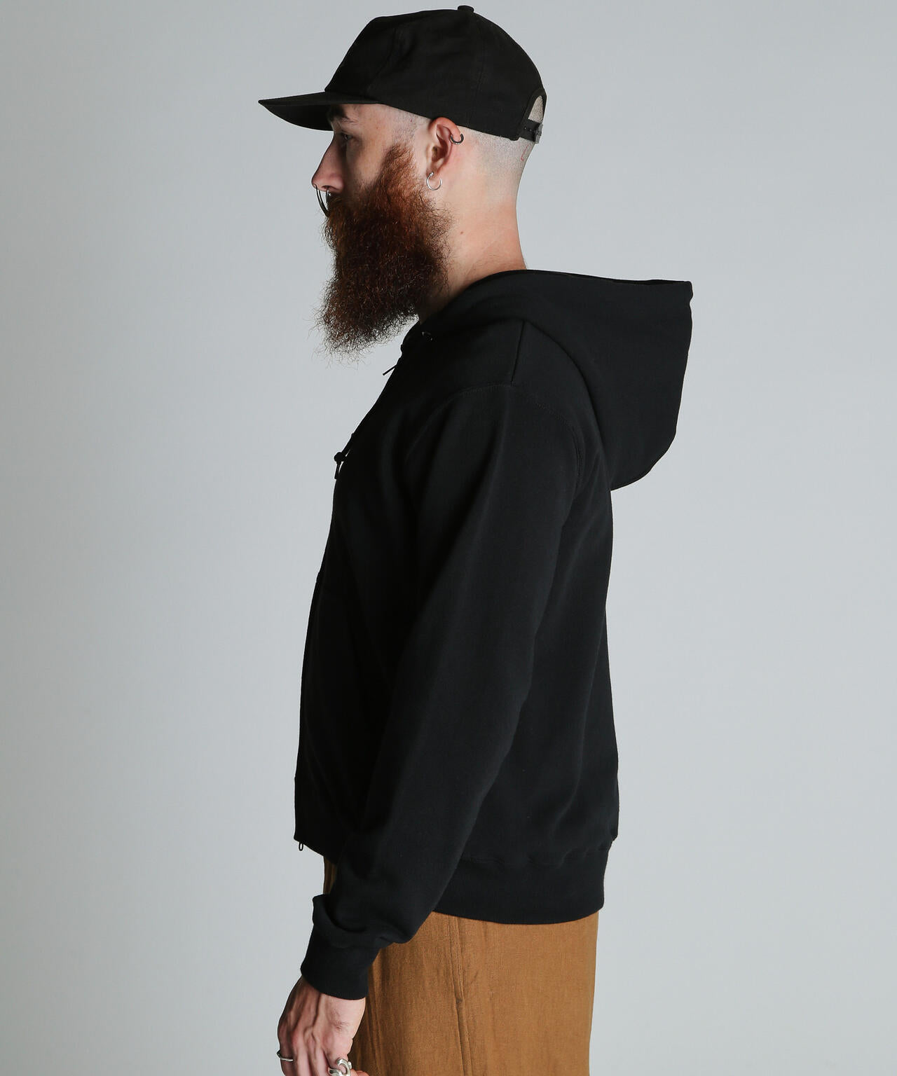 BLANK ZIP HOODED/ブランク ジップ パーカー