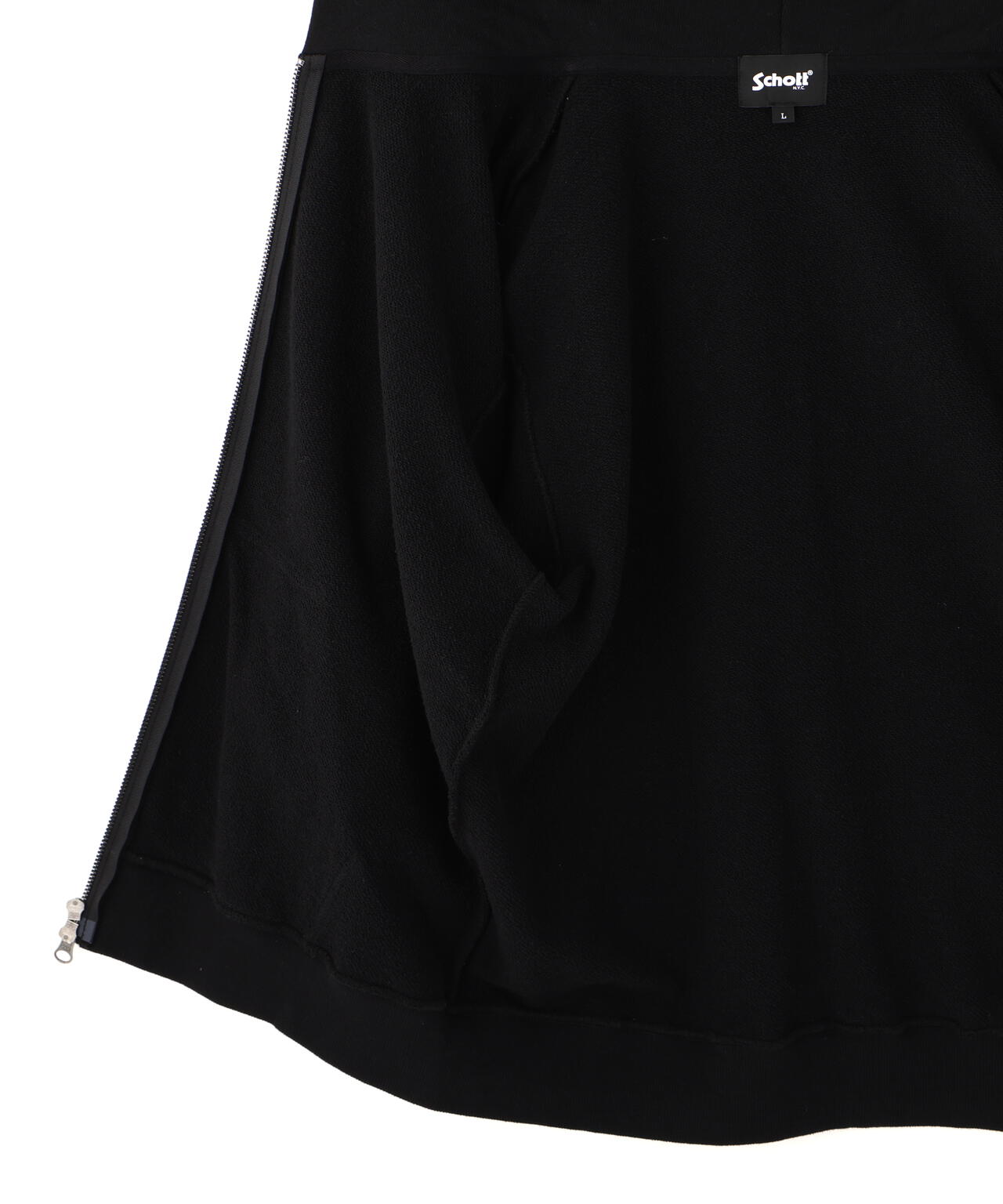 BLANK ZIP HOODED/ブランク ジップ パーカー