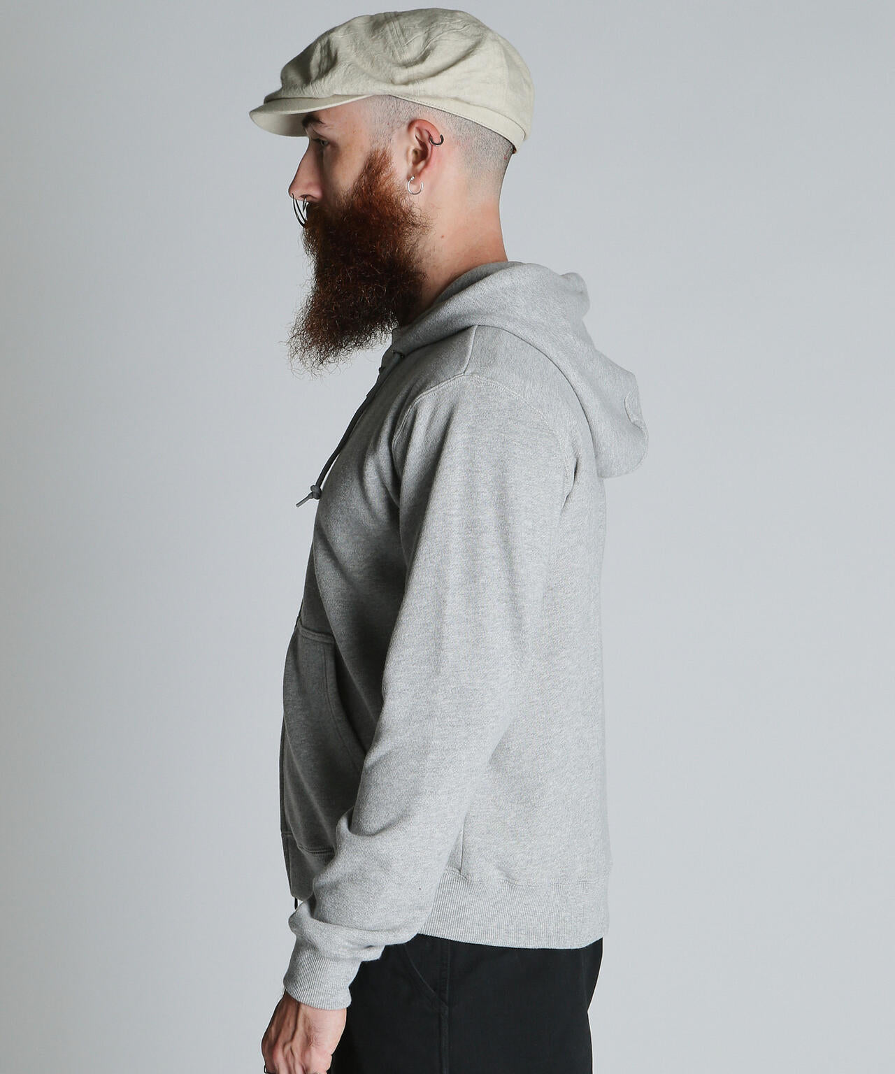 BLANK ZIP HOODED/ブランク ジップ パーカー