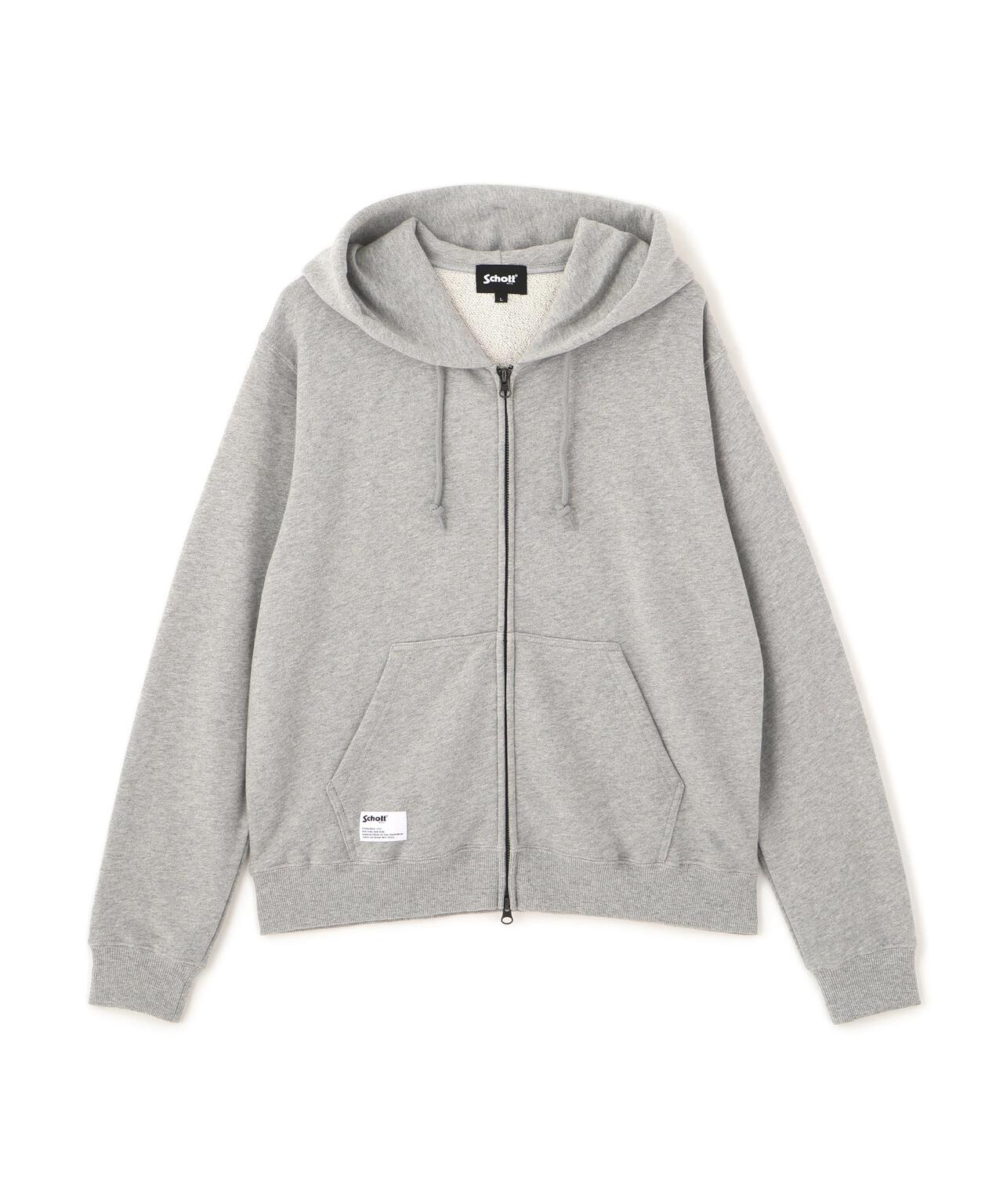 BLANK ZIP HOODED/ブランク ジップ パーカー