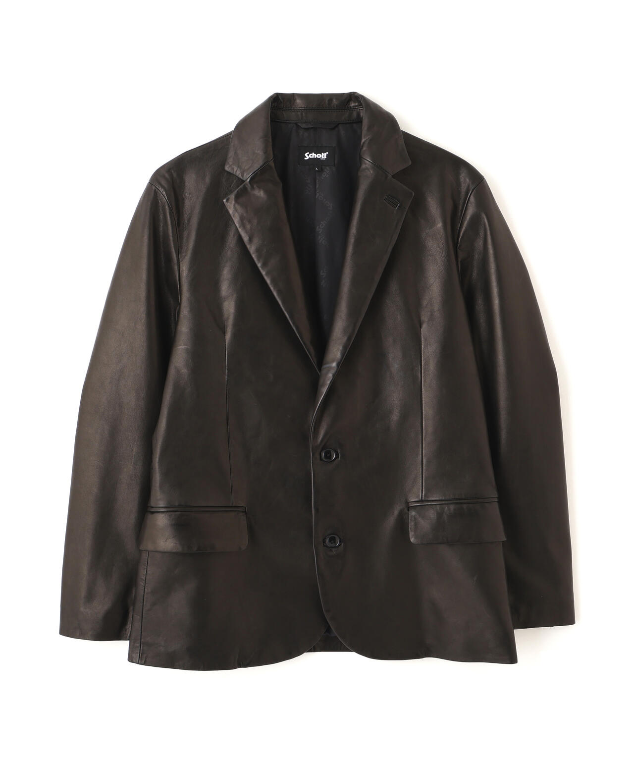 LEATHER TAILORED JACKET/レザーテーラードジャケット