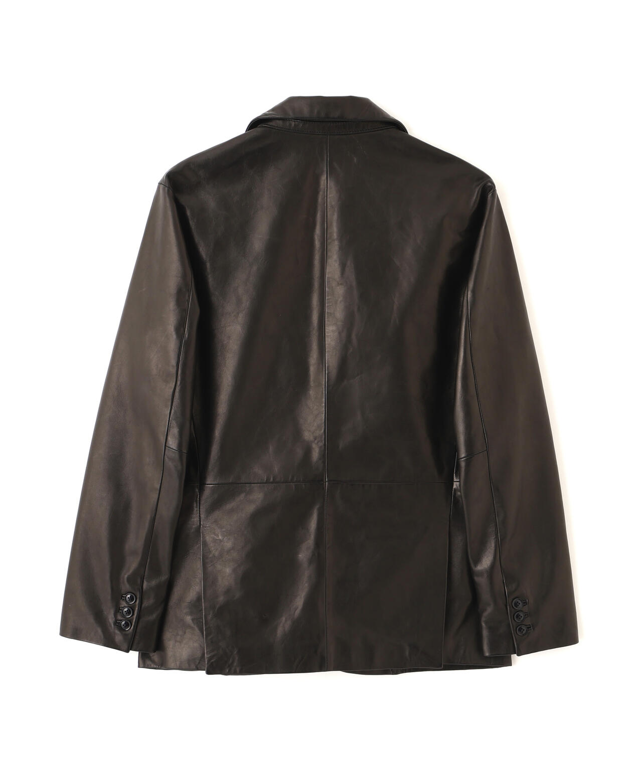 LEATHER TAILORED JACKET/レザーテーラードジャケット