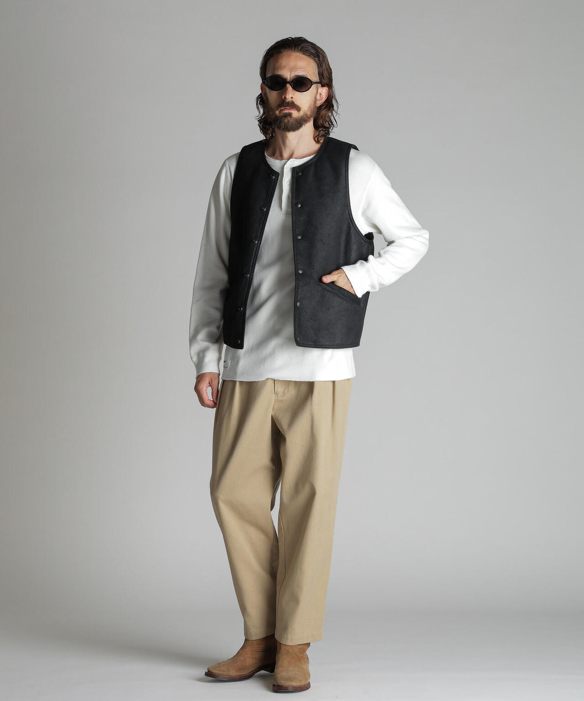 MOUTON VEST/ムートンベスト