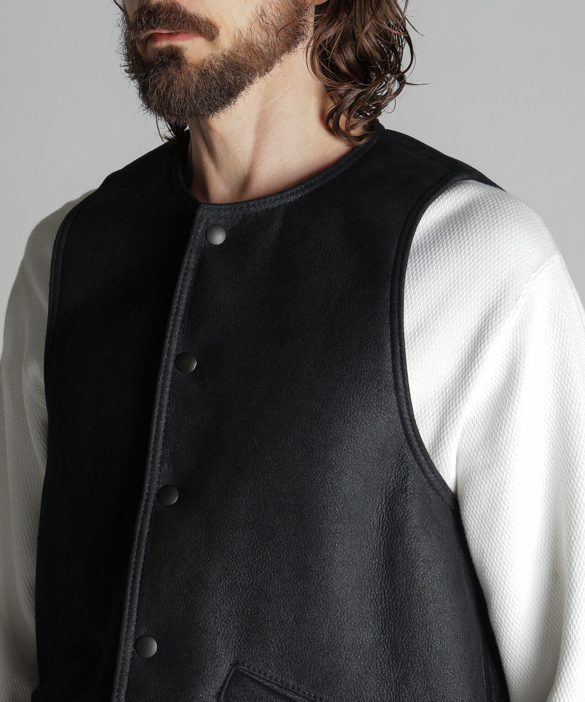 MOUTON VEST/ムートンベスト