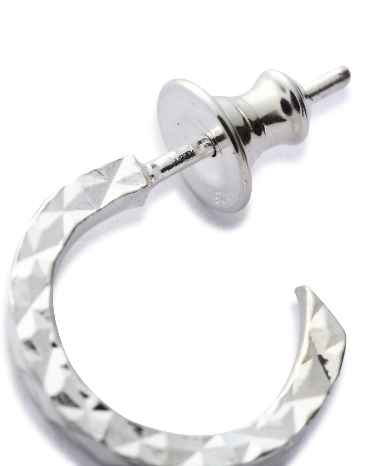 meian/メイアン/STERLING SILVER CROSS CUT PIERCE/クロスカットピアス